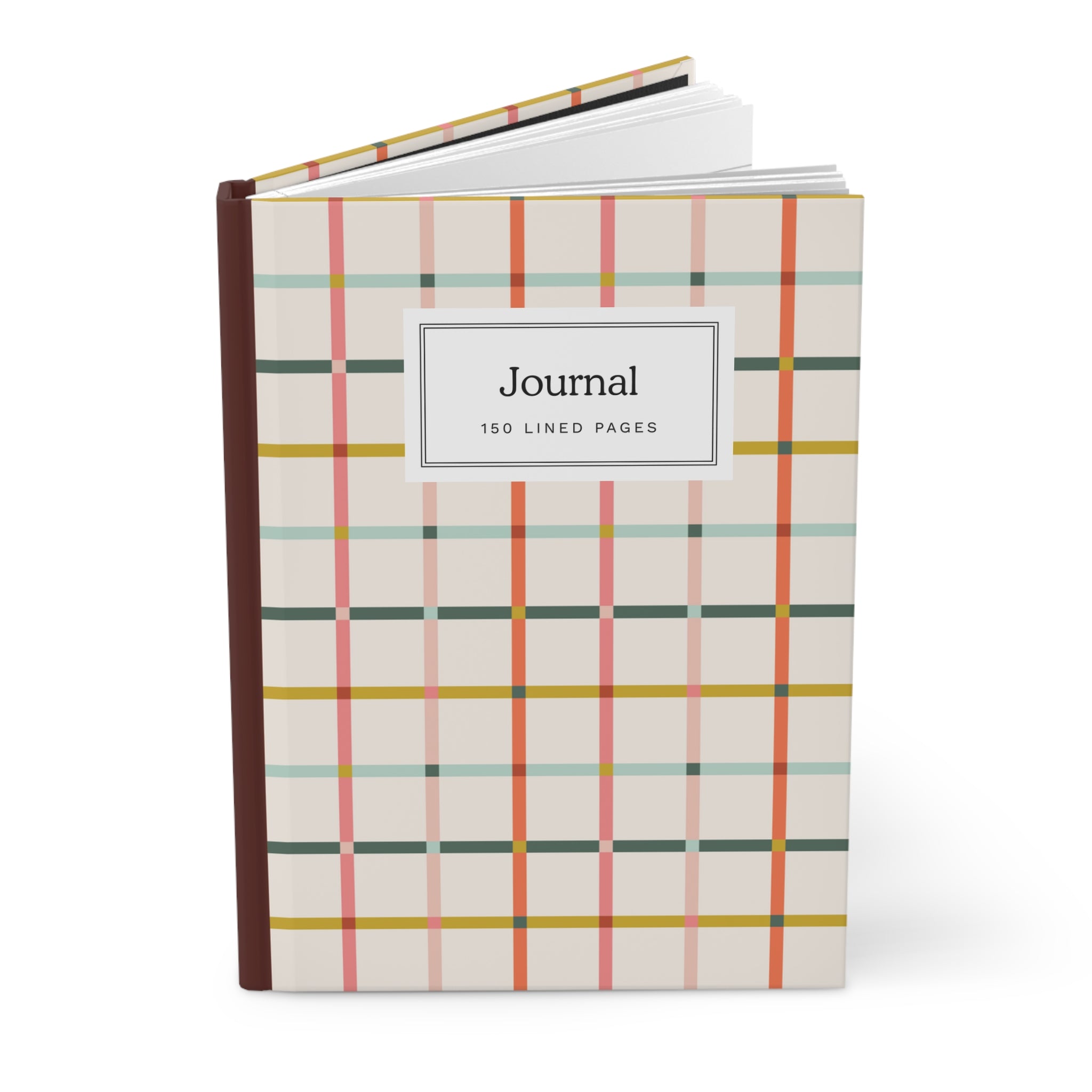 Journal in Confetti Plaid