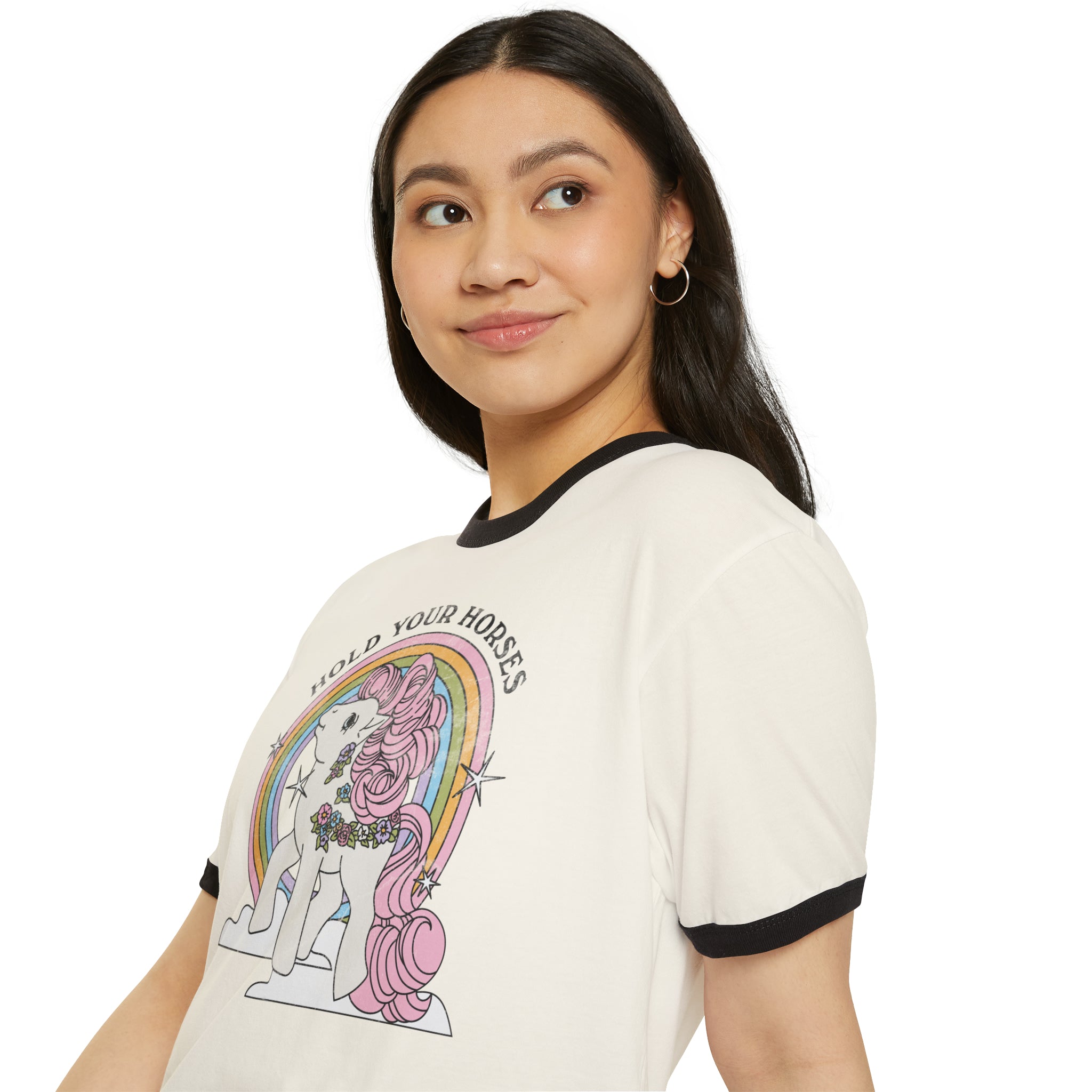 Hold Your Horses Ringer Tee