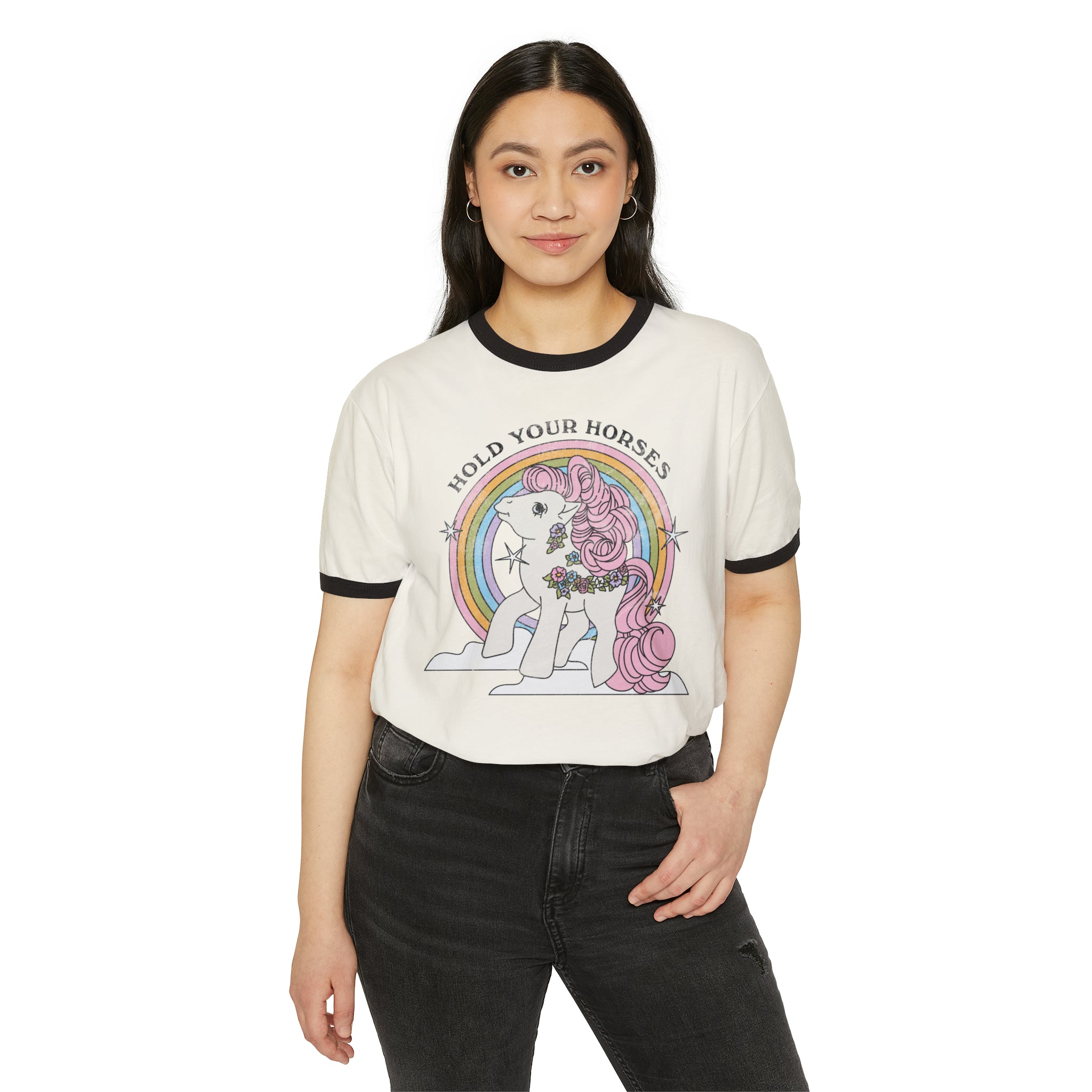 Hold Your Horses Ringer Tee