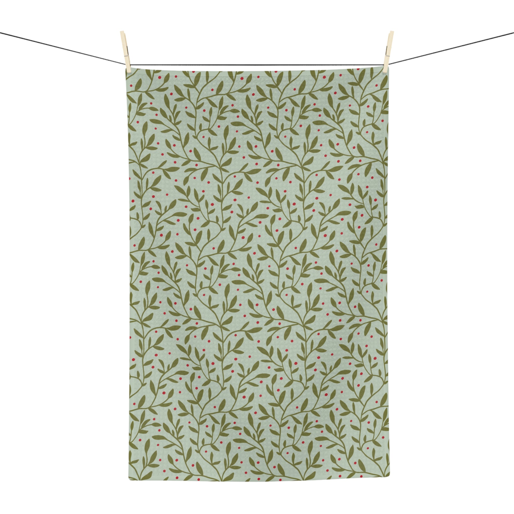 Mistletoe Tea Towel