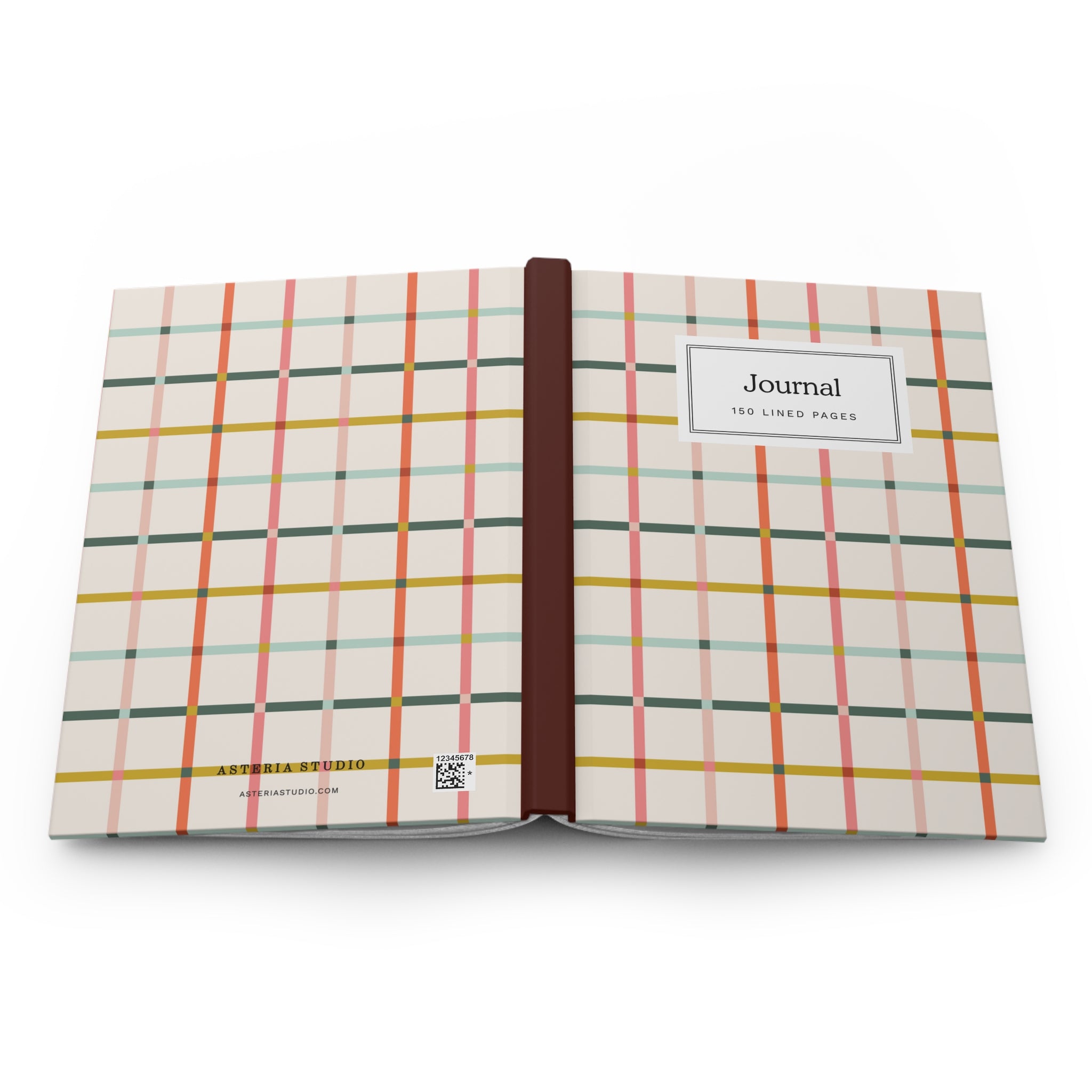 Journal in Confetti Plaid