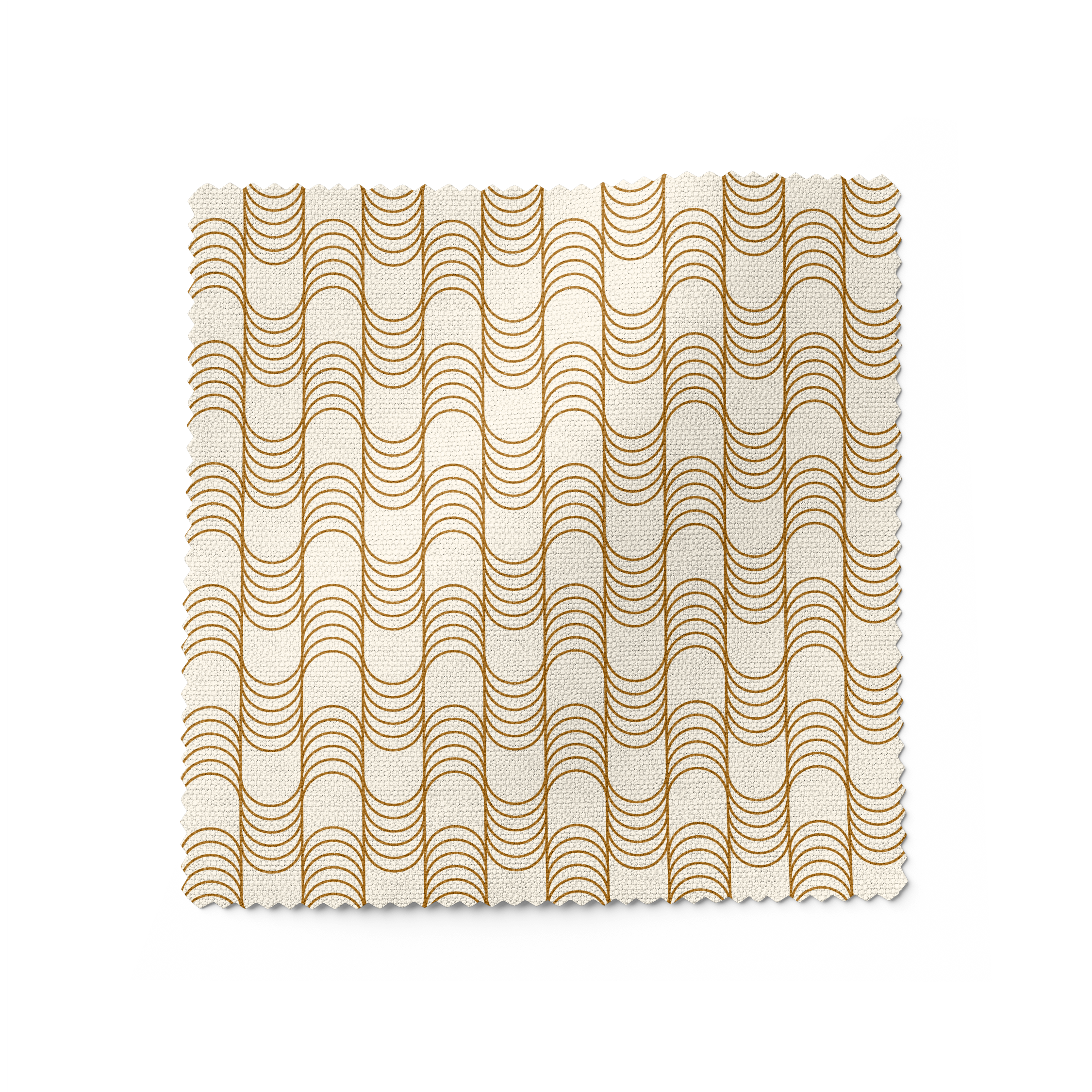 Finger Waves Fabric - Beige