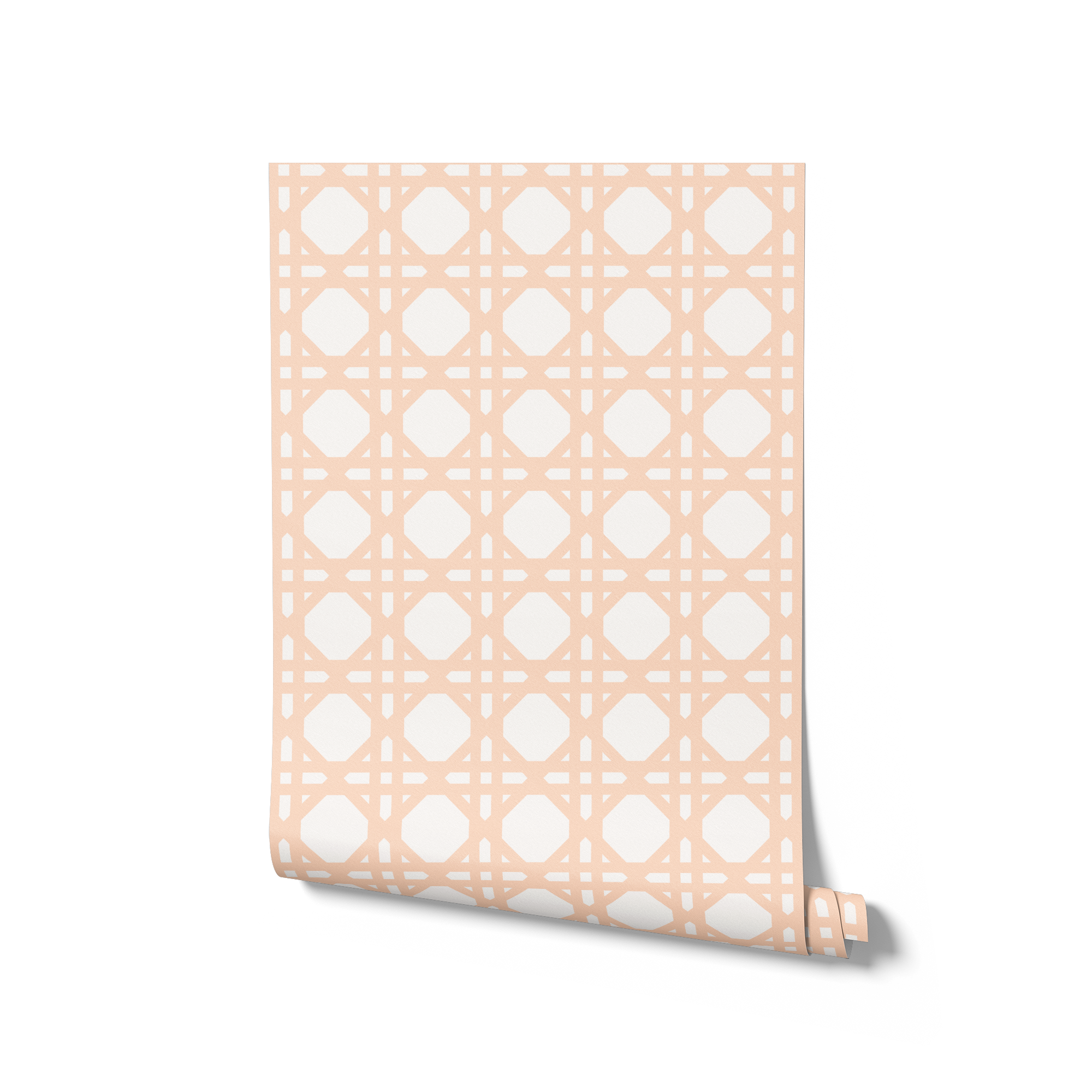 Rattan Wallpaper - Blush