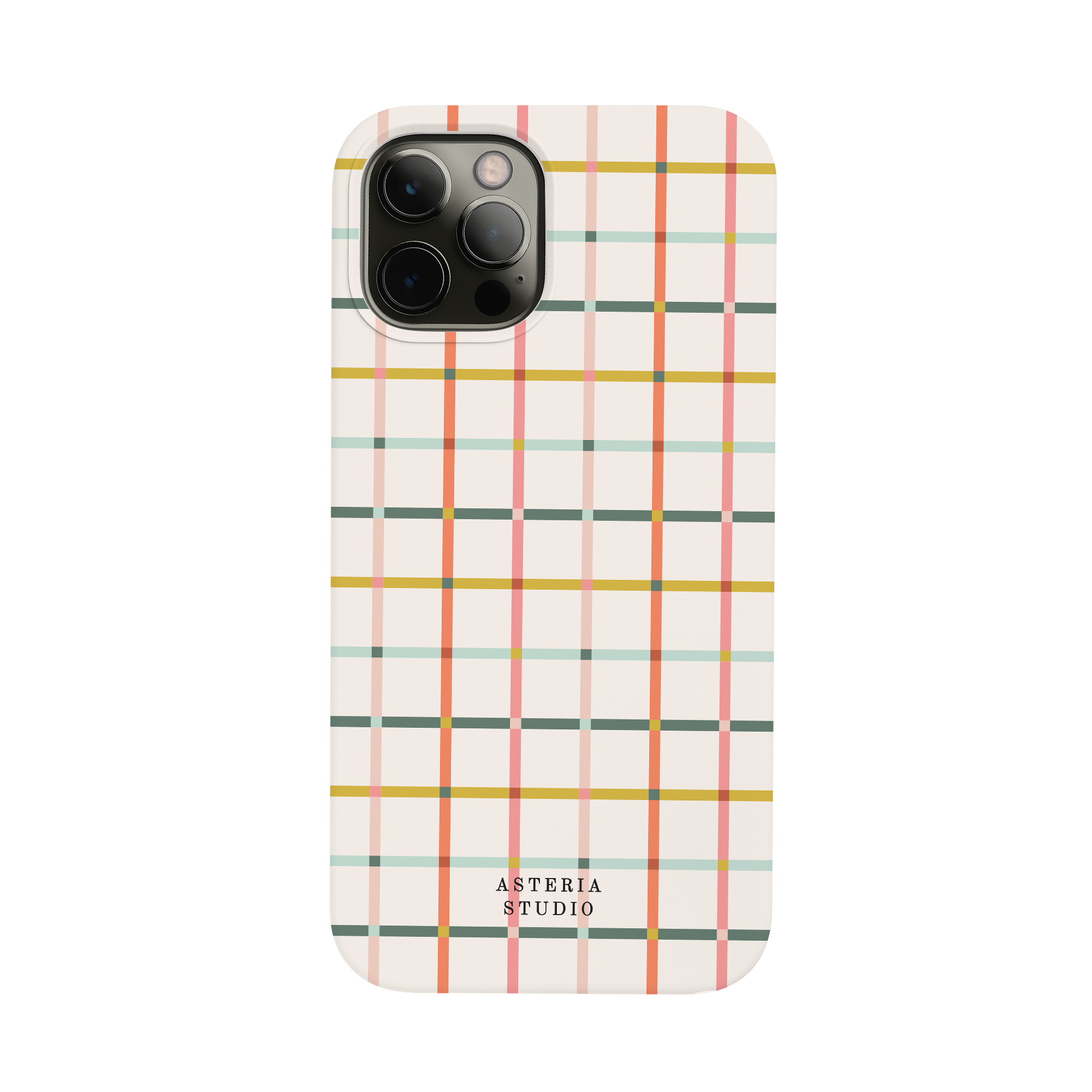 Phone Case in Confetti Plaid