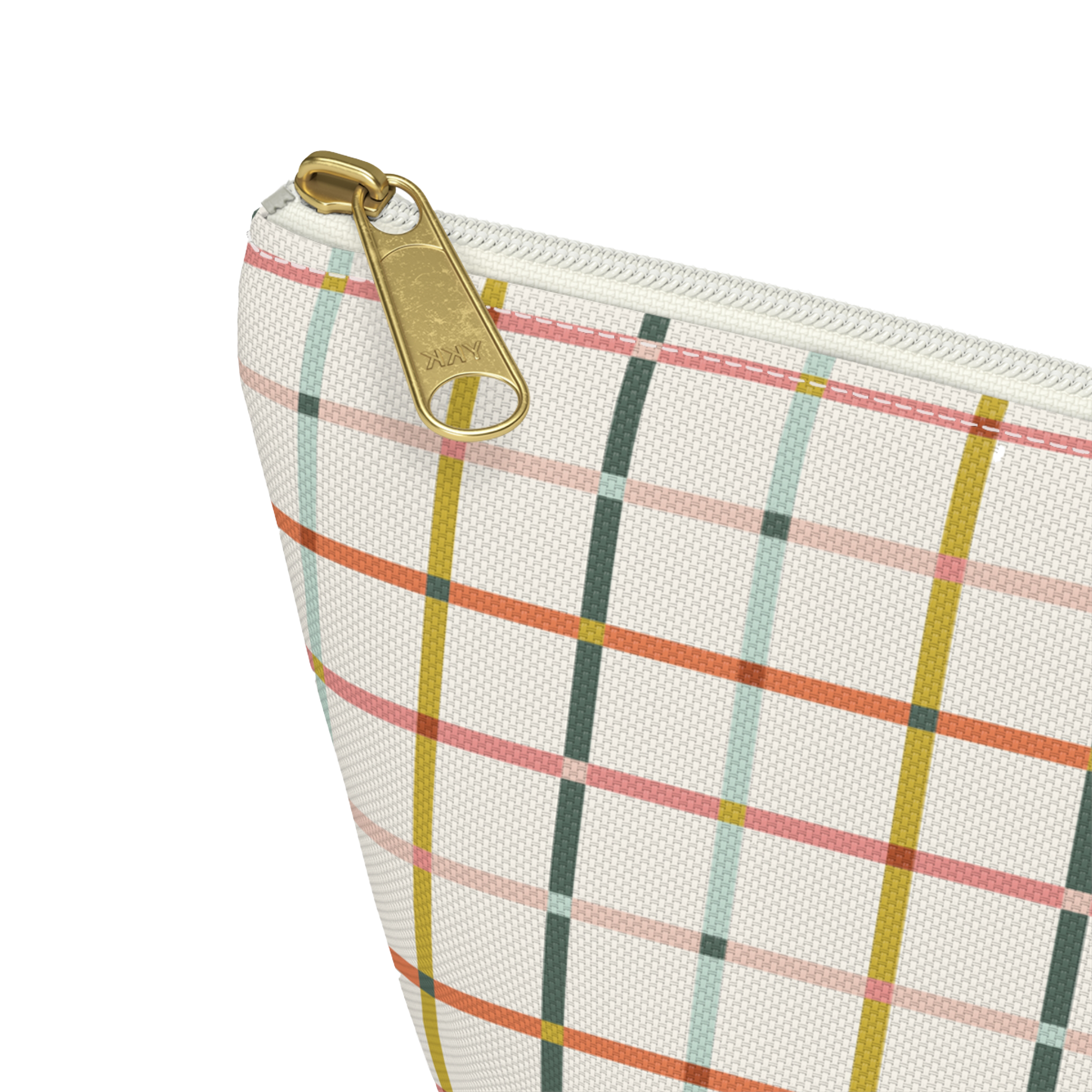 Confetti Plaid Pouch