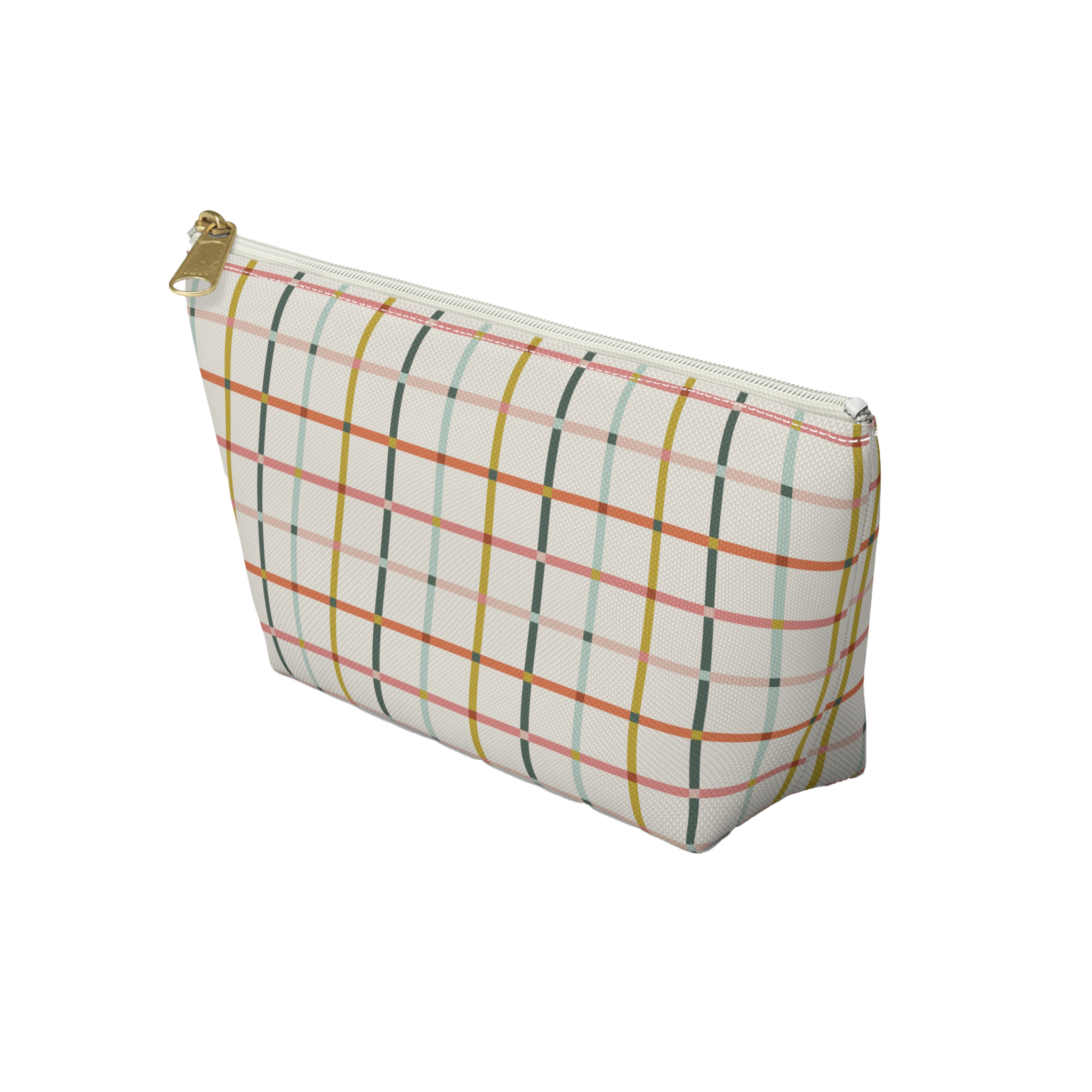 Confetti Plaid Pouch