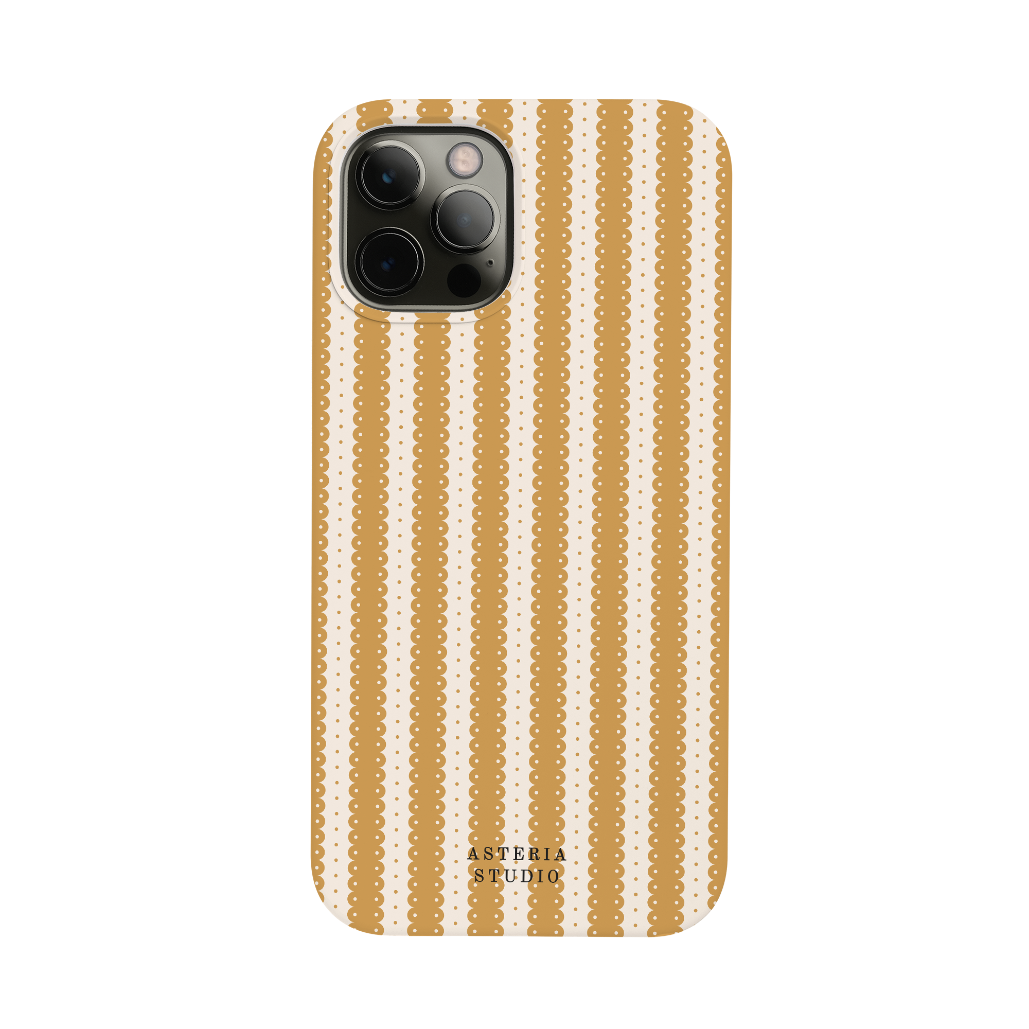 Phone Case in Gold Wiggle