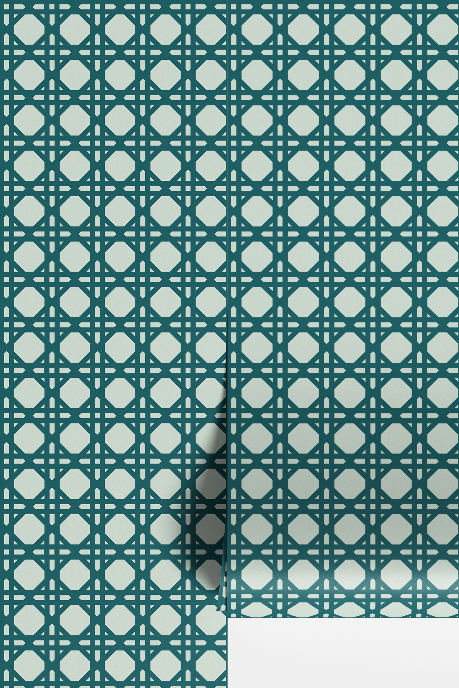 Rattan Wallpaper - Jade