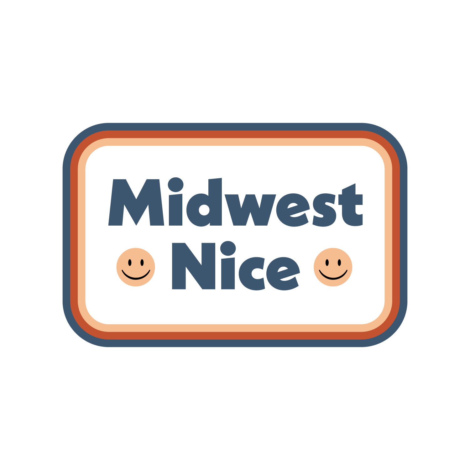 Midwest Nice Sticker