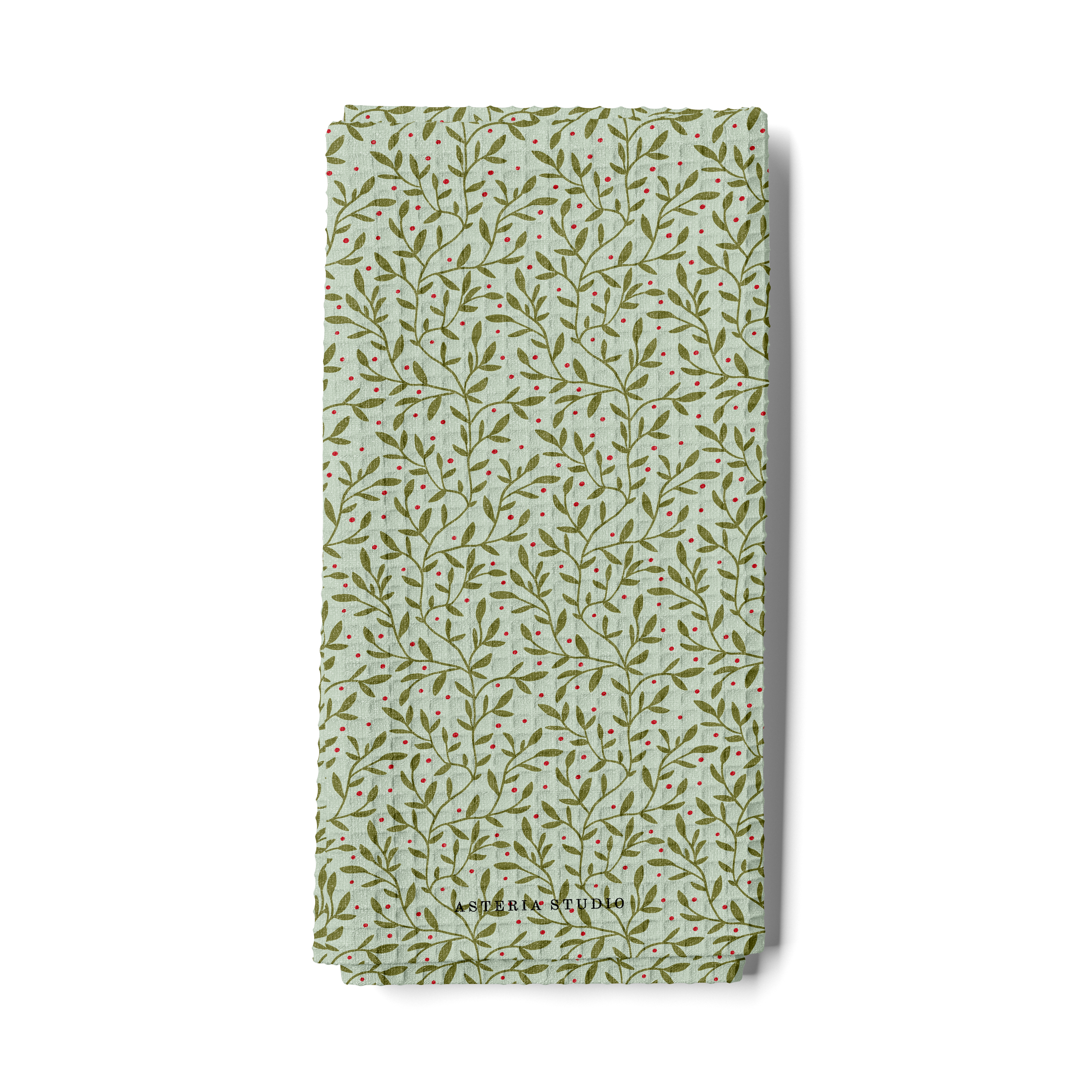 Mistletoe Tea Towel
