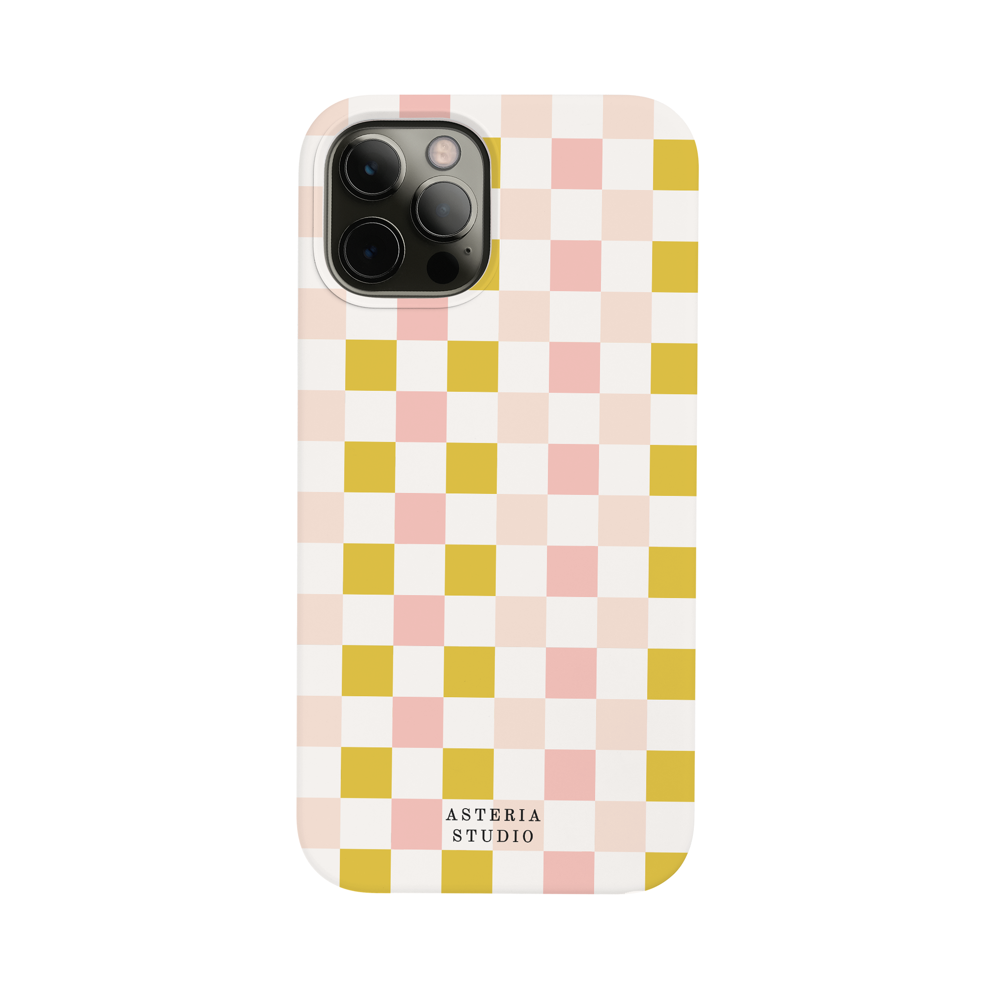 Pink Check Phone Case