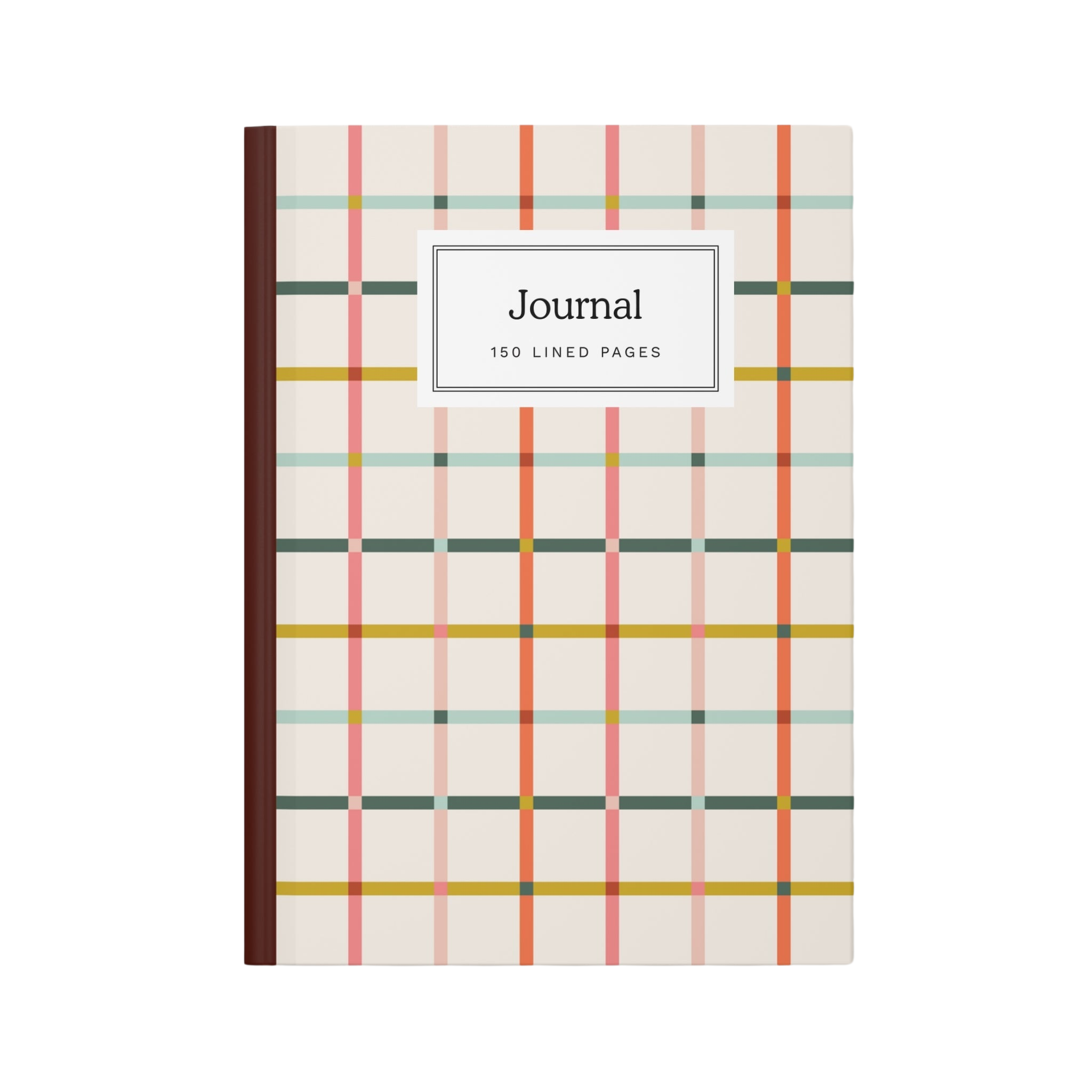 Journal in Confetti Plaid