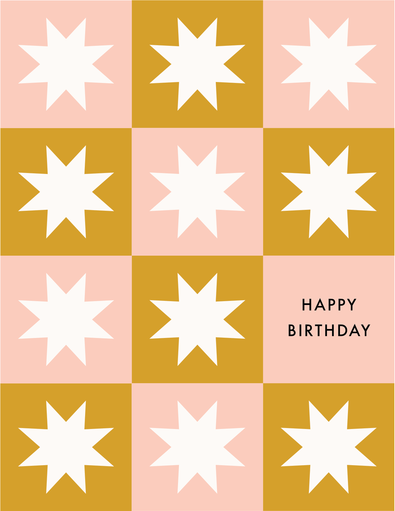 Birthday Quilt Greeting Card