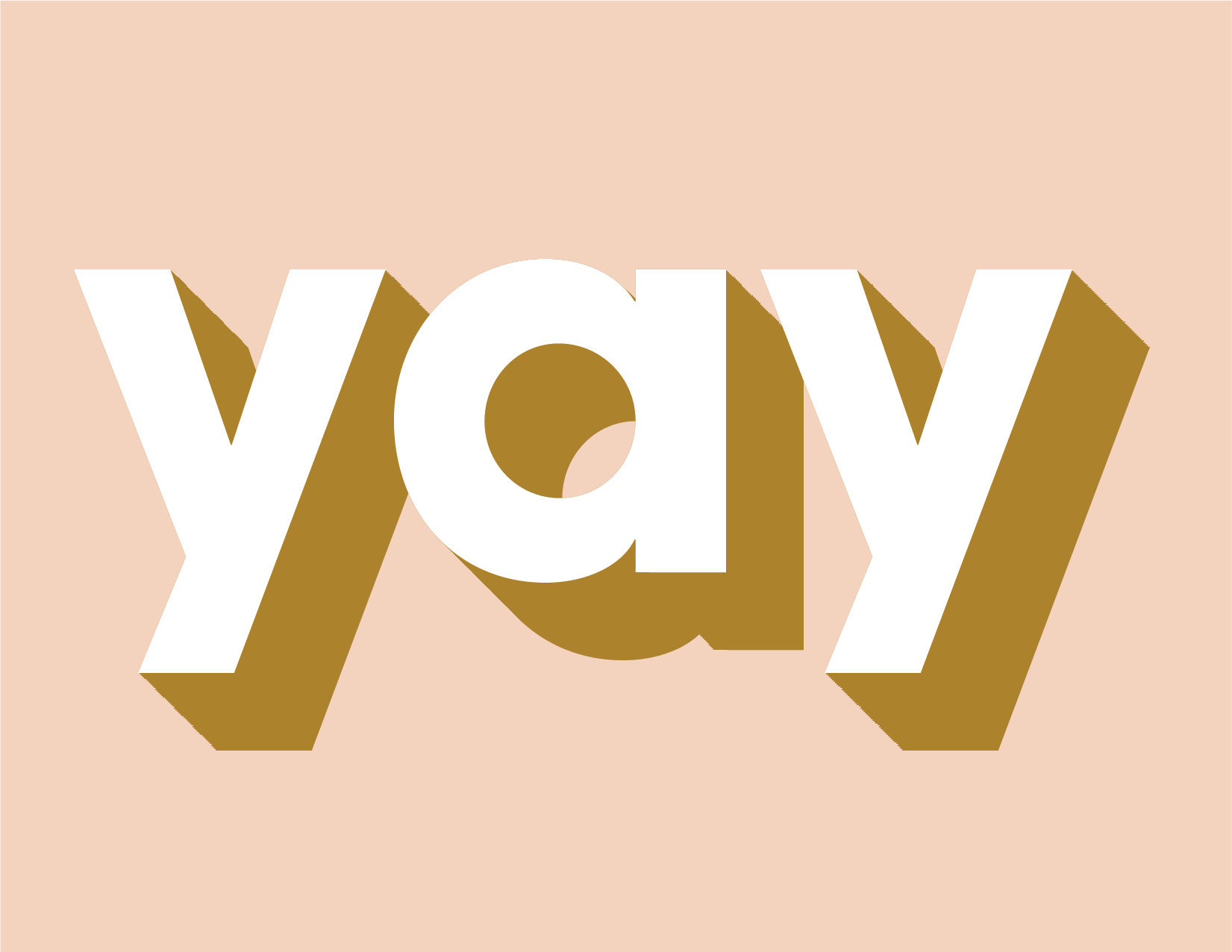 Big Yay Greeting Card