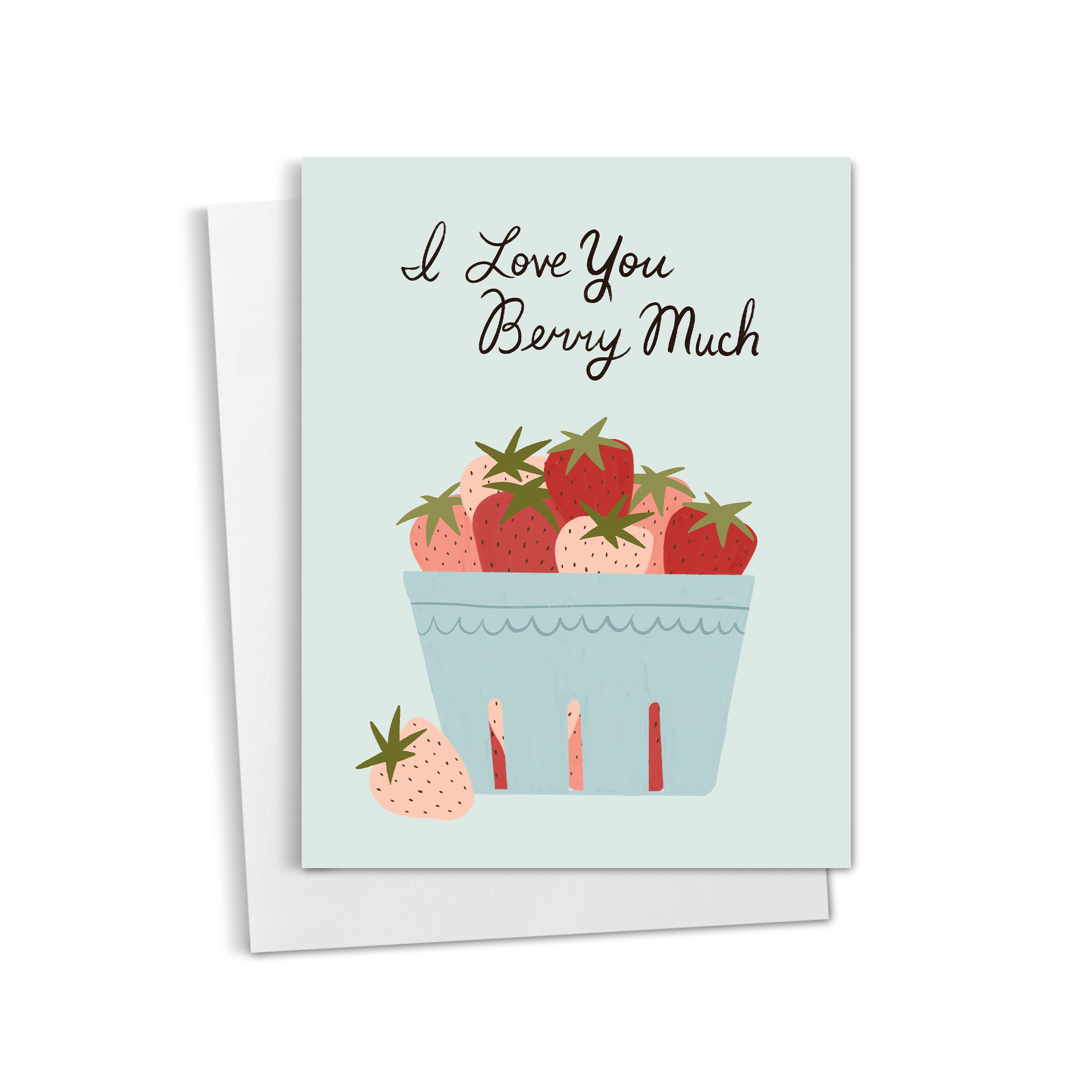 I Love You Berry Much Card