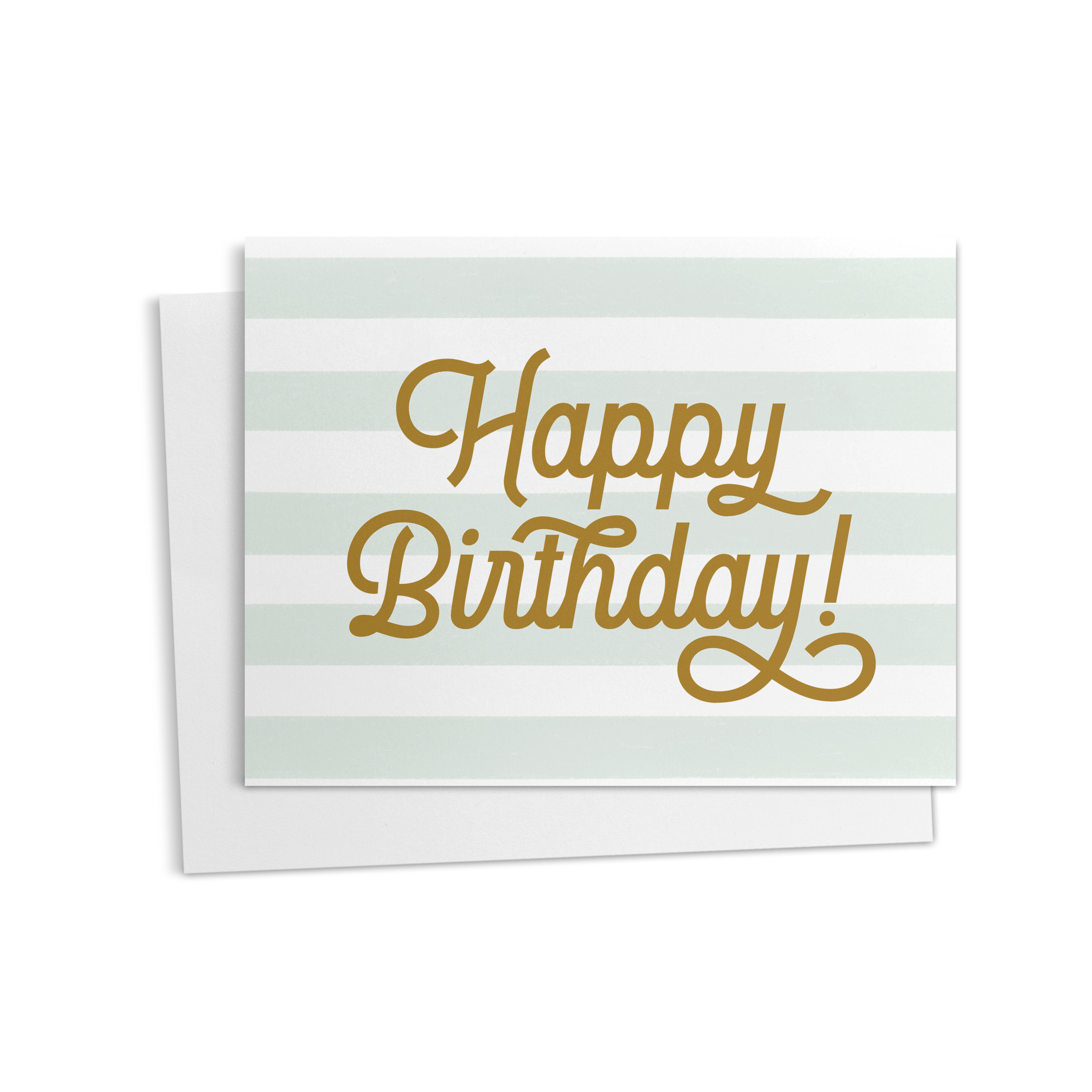Birthday Stripe Greeting Card