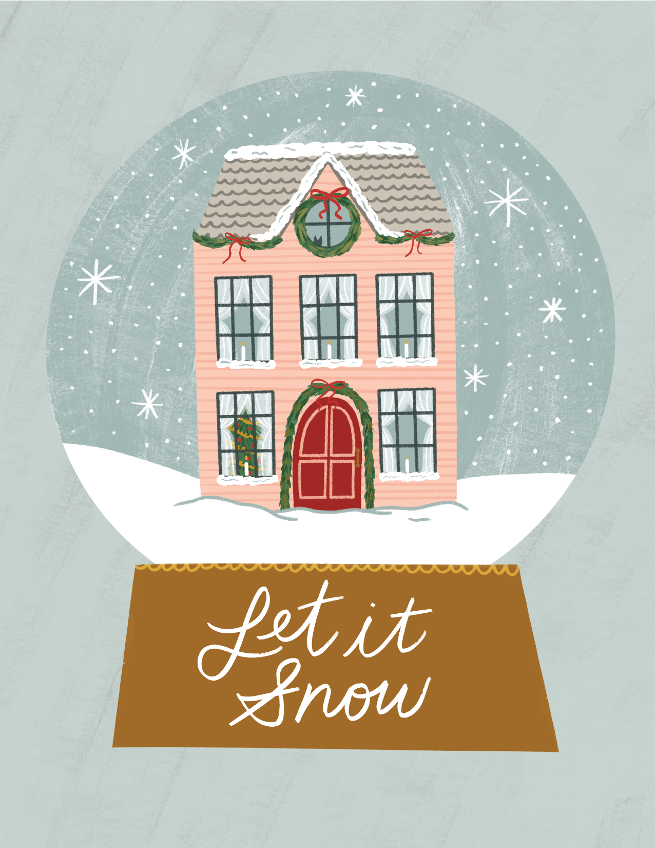 Let It Snow Holiday Card