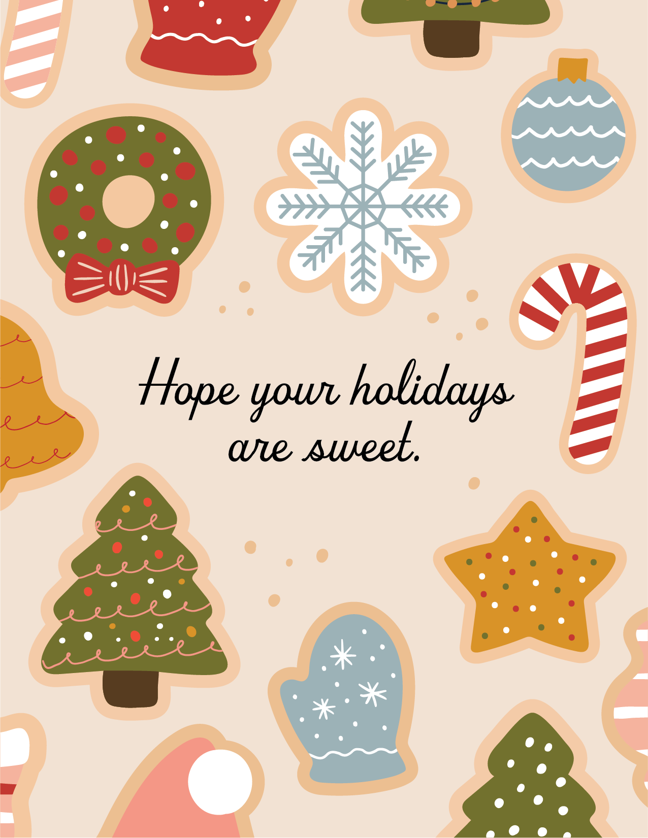 Sugar Cookies Holiday Card