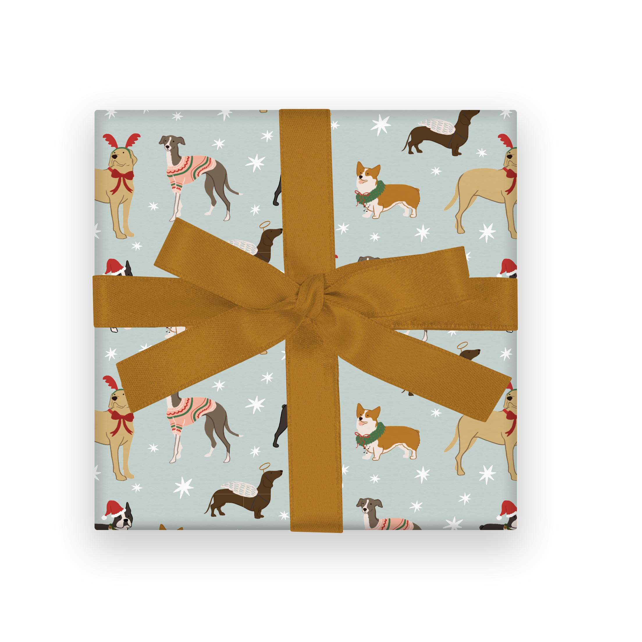 Christmas Dogs Wrapping Paper