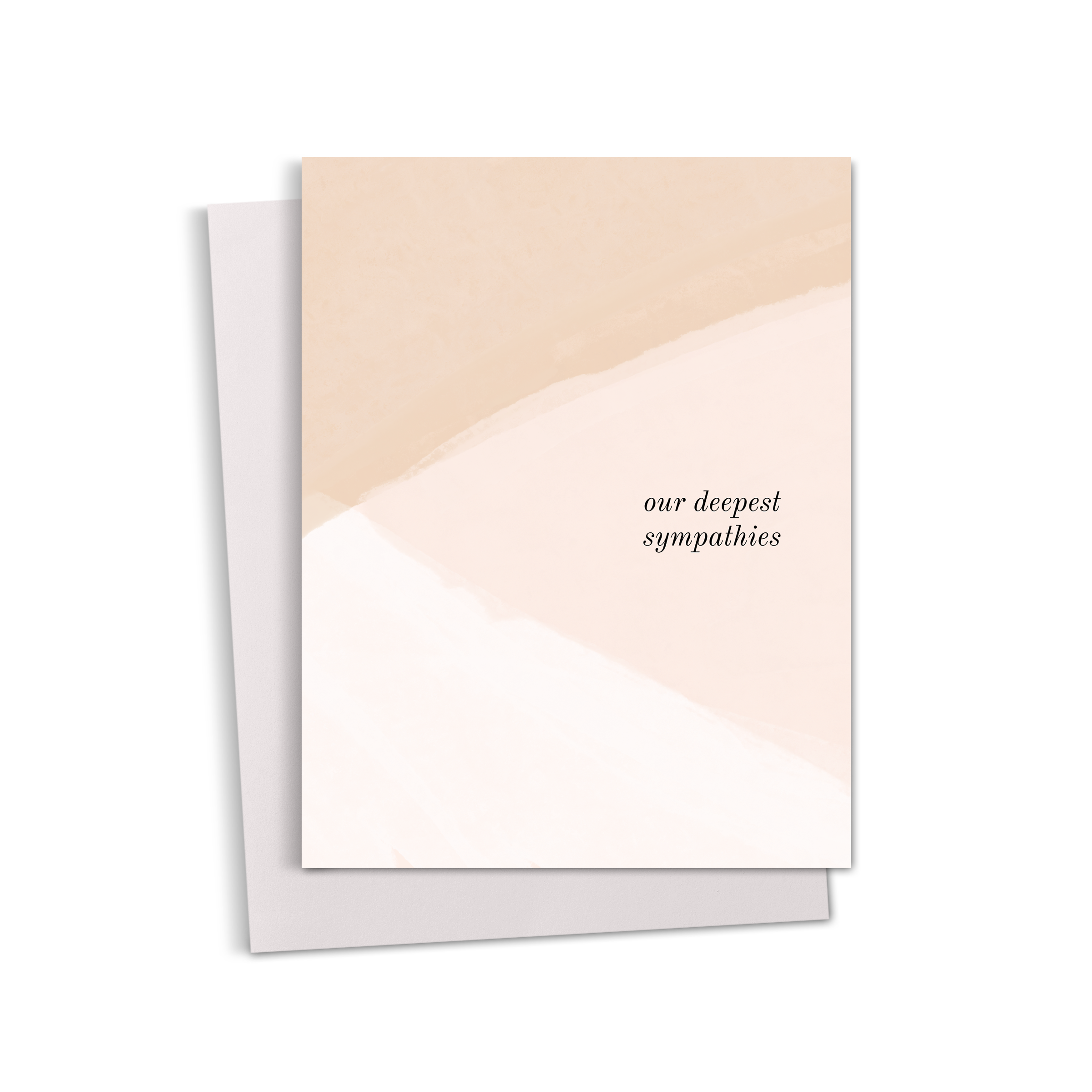 Abstract Sympathy Greeting Card