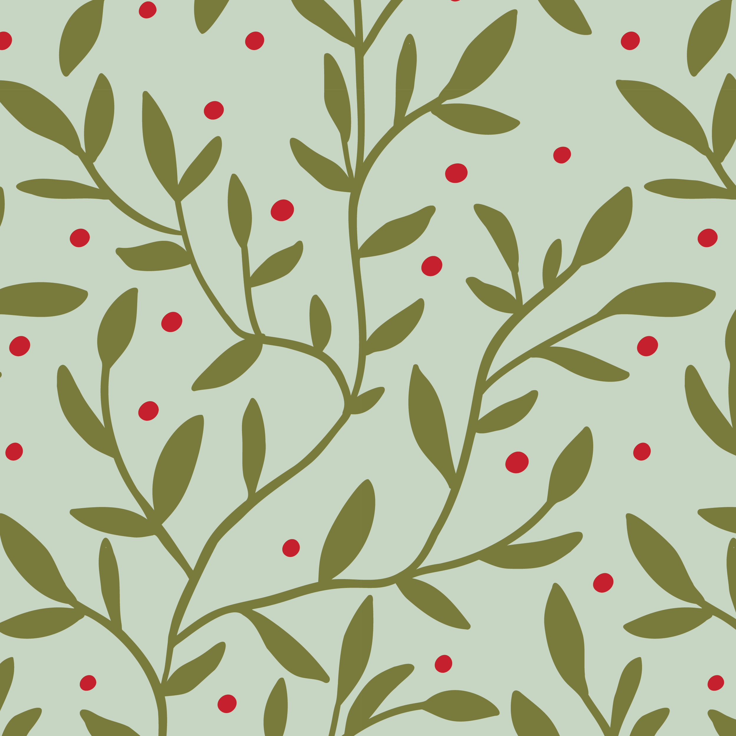 Mistletoe Wrapping Paper
