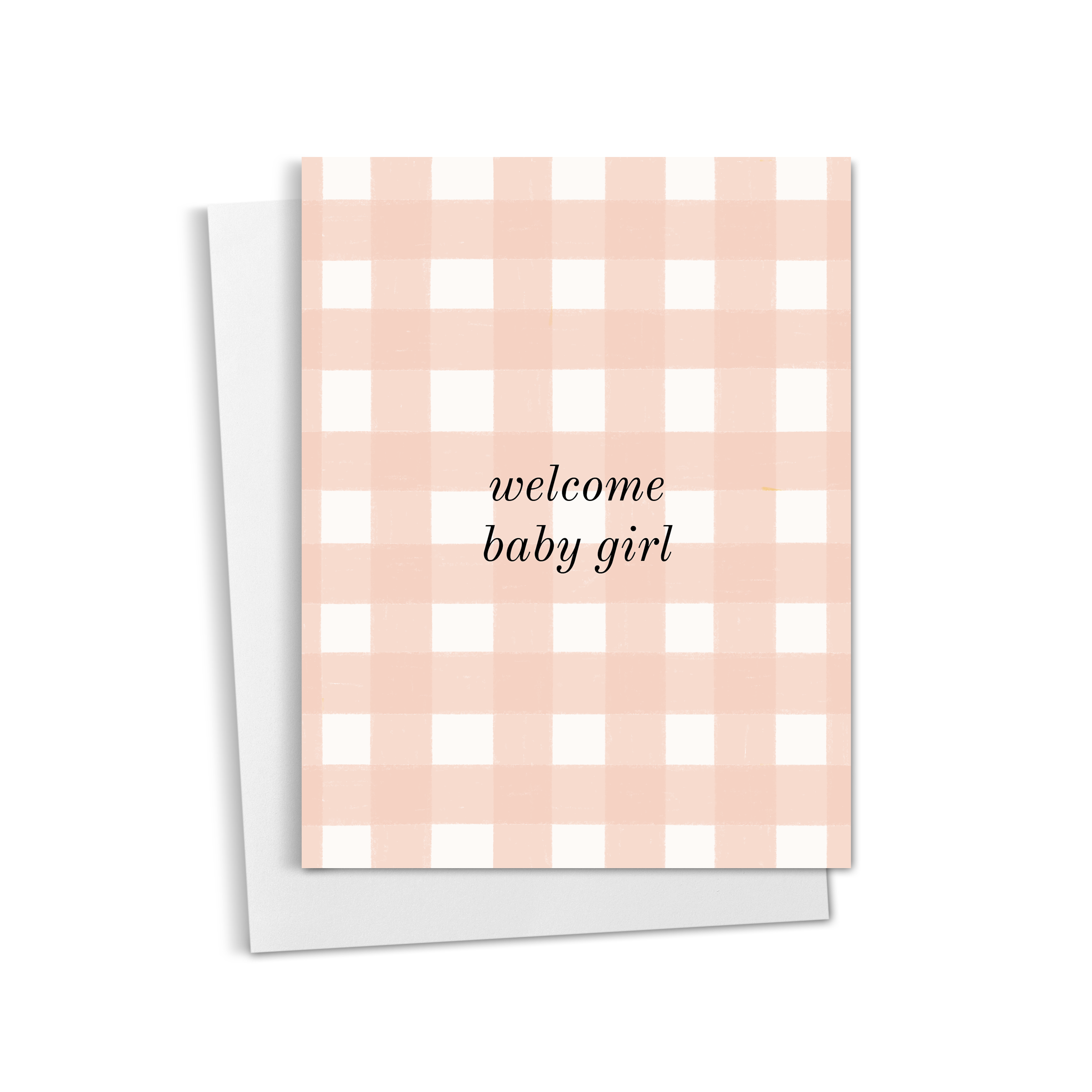 Welcome Baby Girl Greeting Card