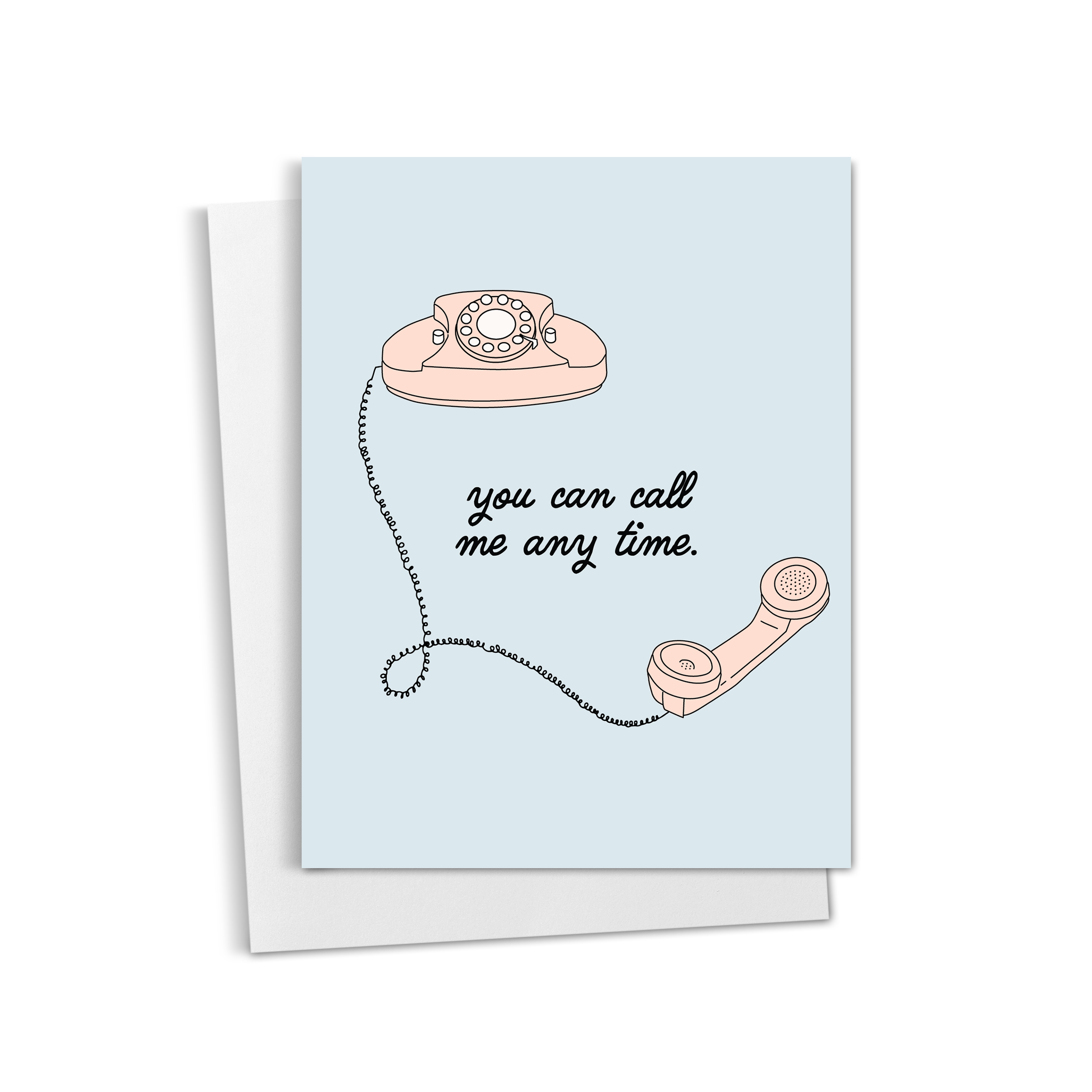 Call Me Greeting Card