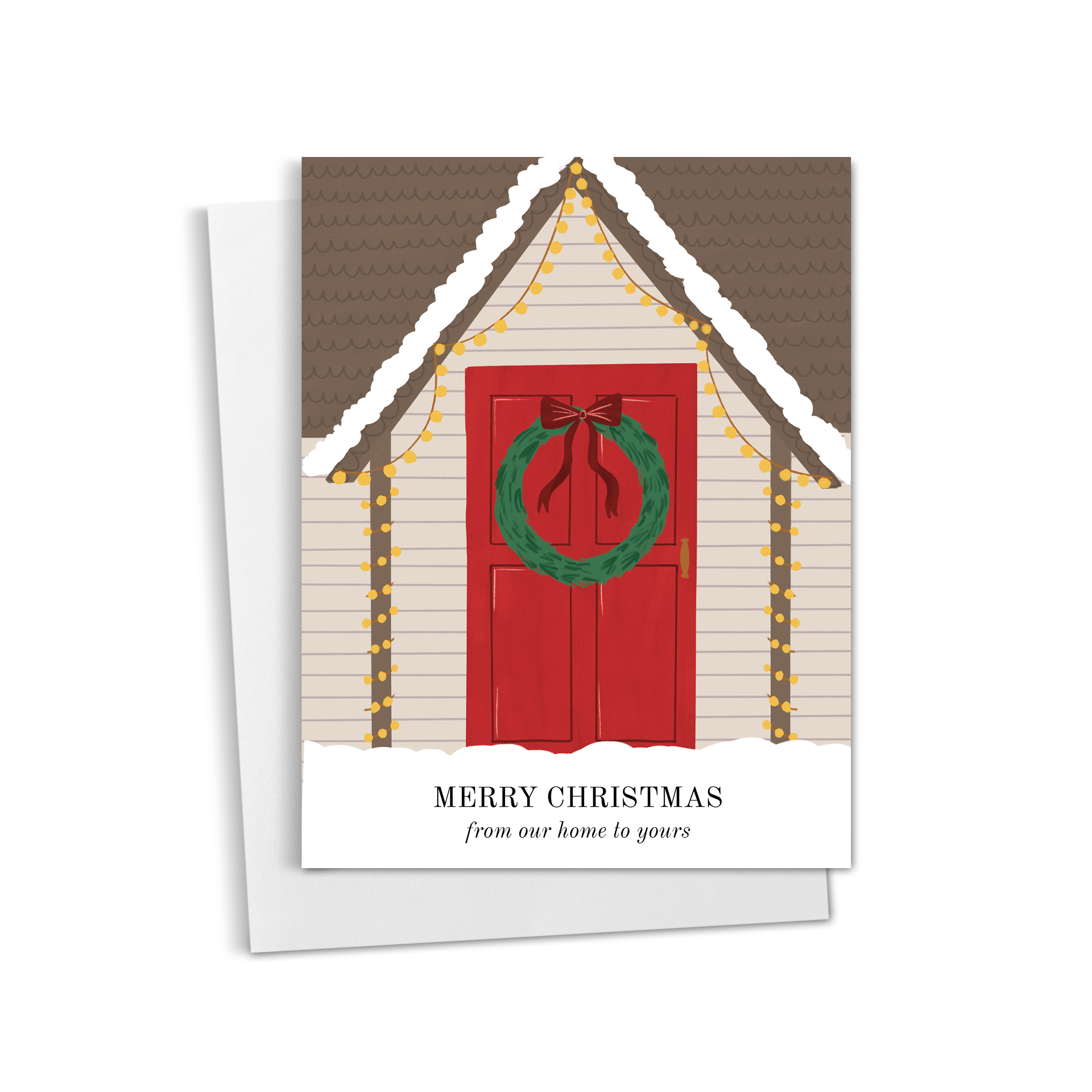 Christmas Door Holiday Card