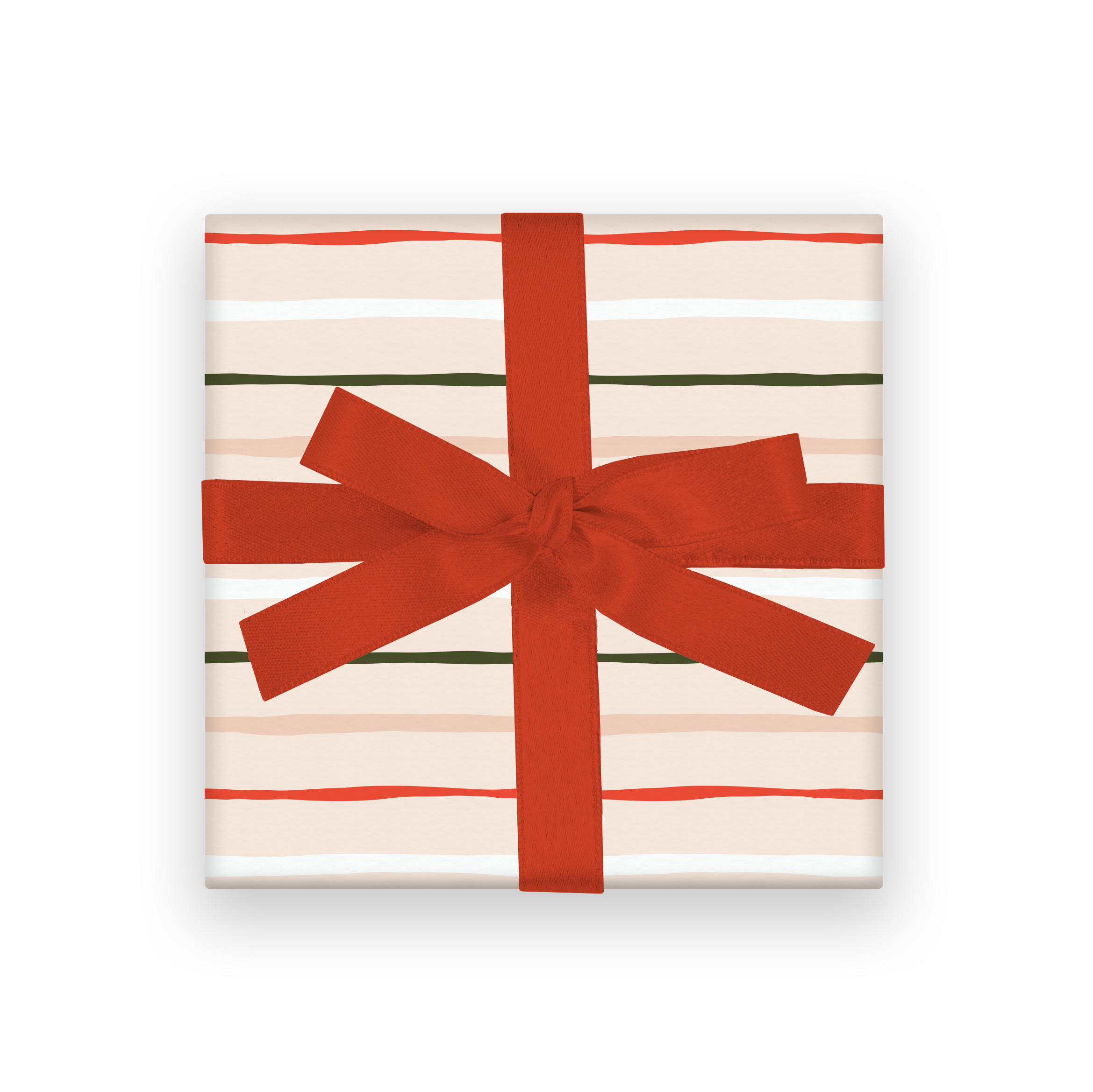 Festive Stripe Wrapping Paper