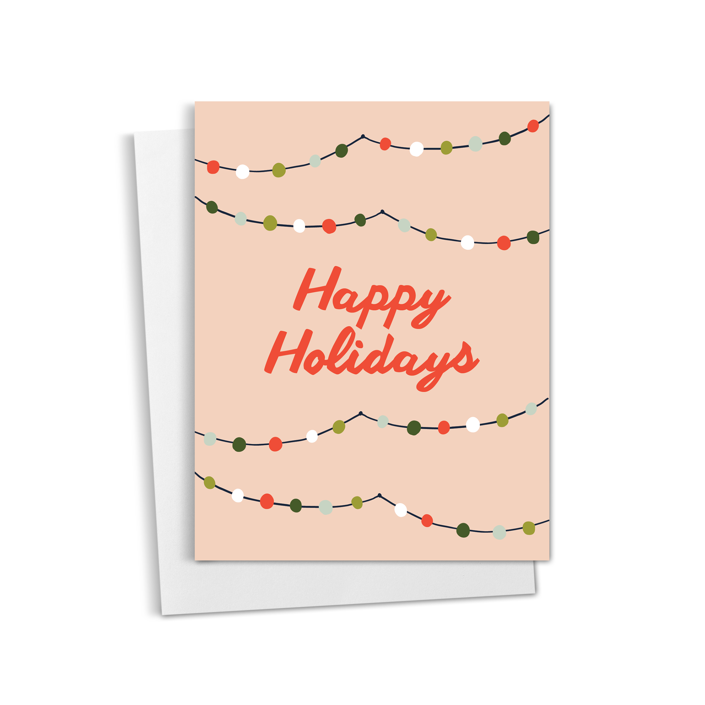 String Lights Holiday Card