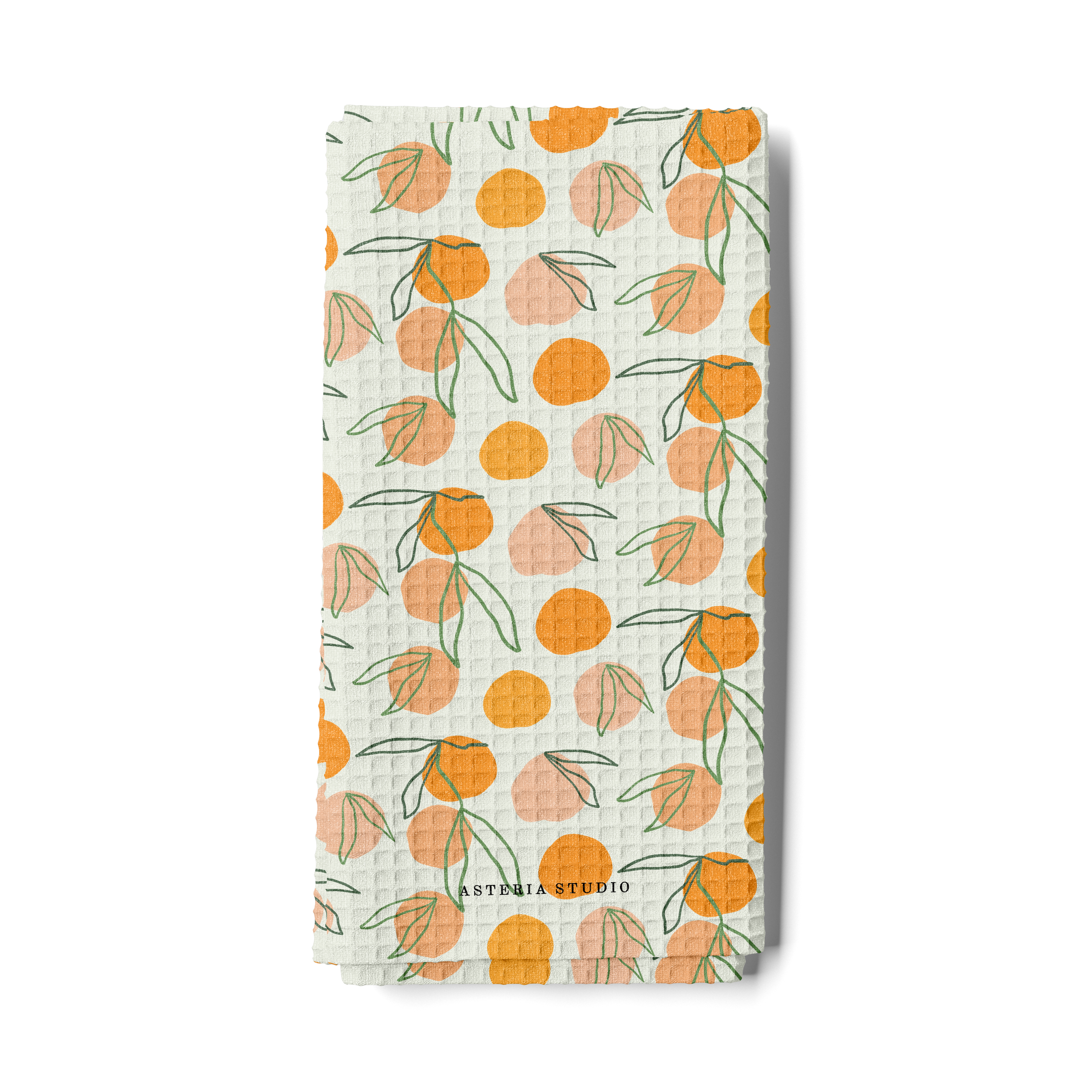 Peaches Tea Towel