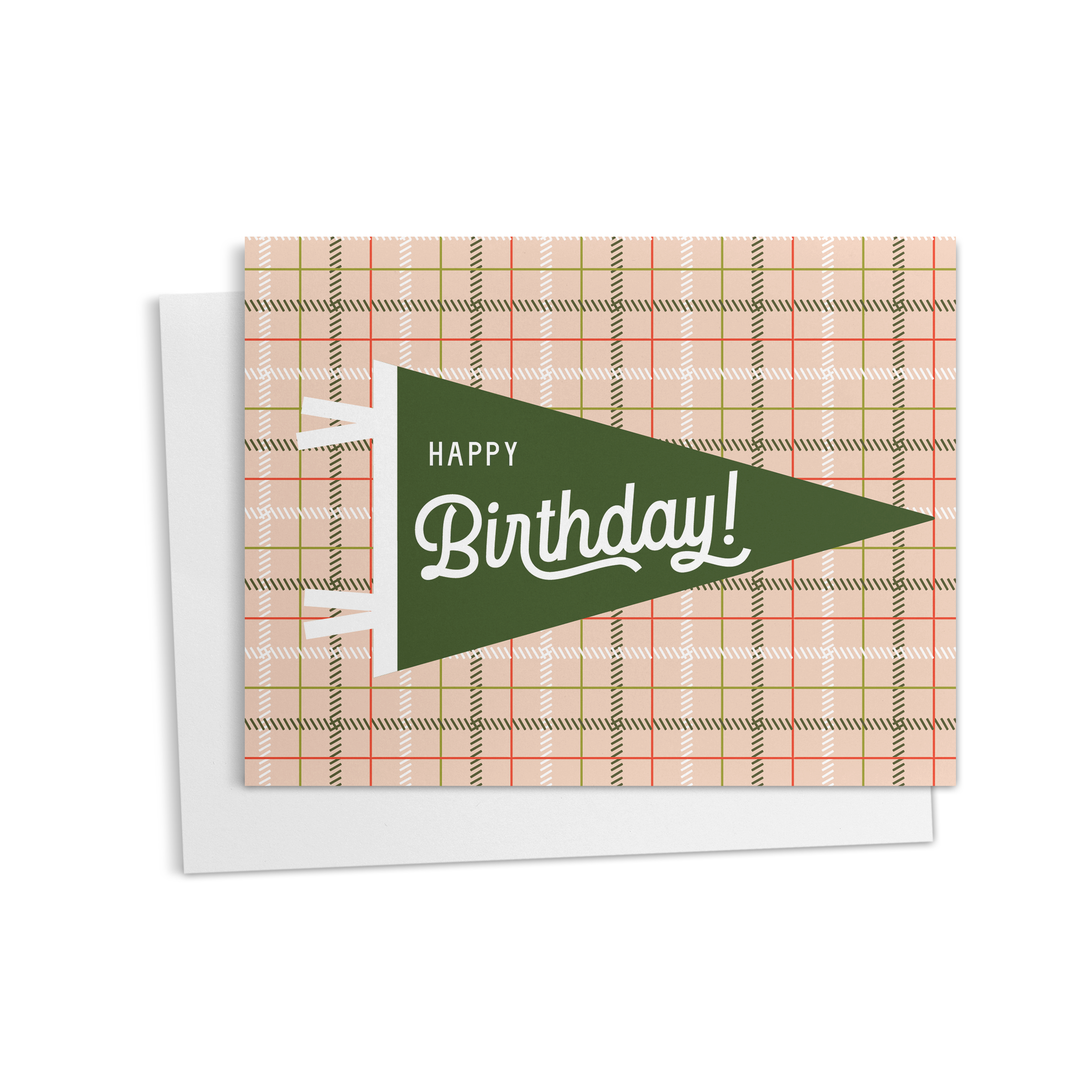 Preppy Green Birthday Card