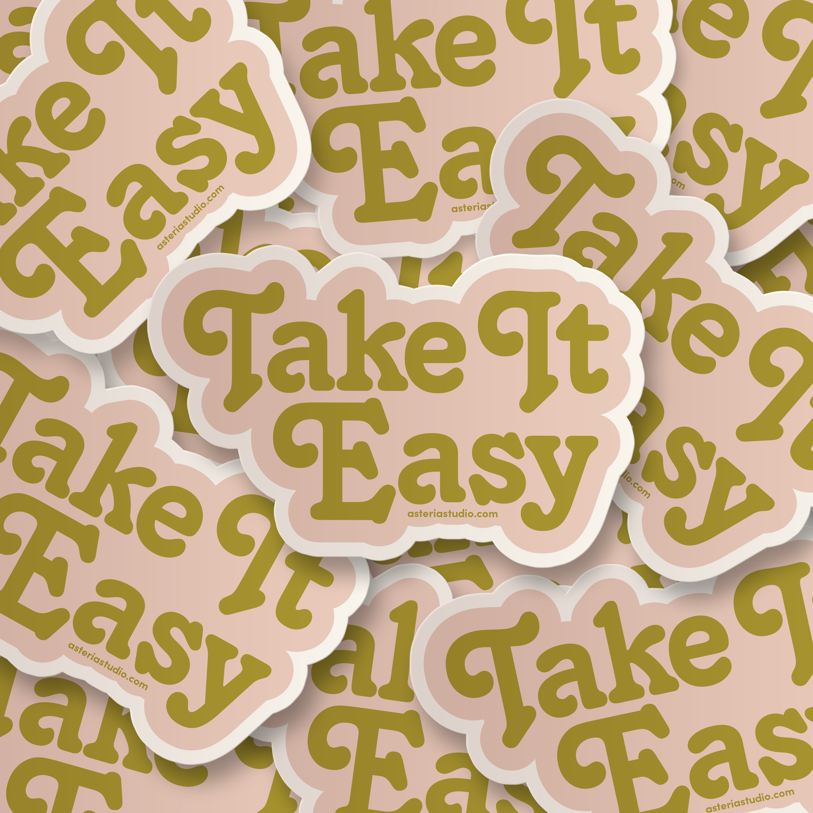 Take It Easy Sticker