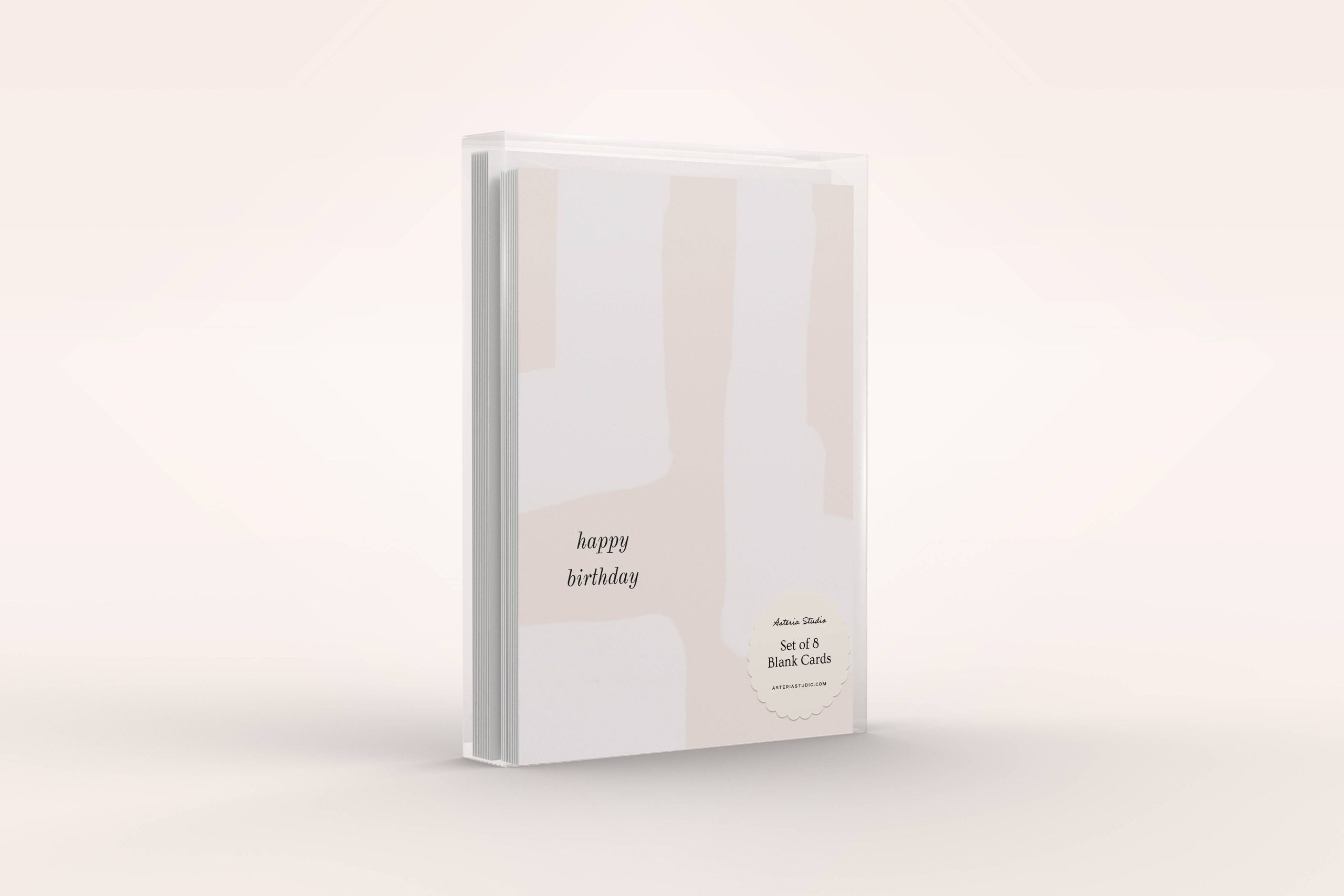 Abstract Birthday Greeting Card