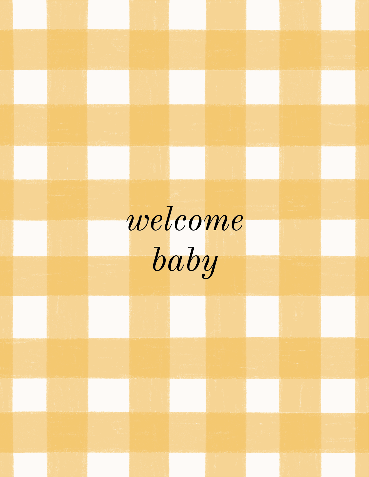 Welcome Baby Greeting Card