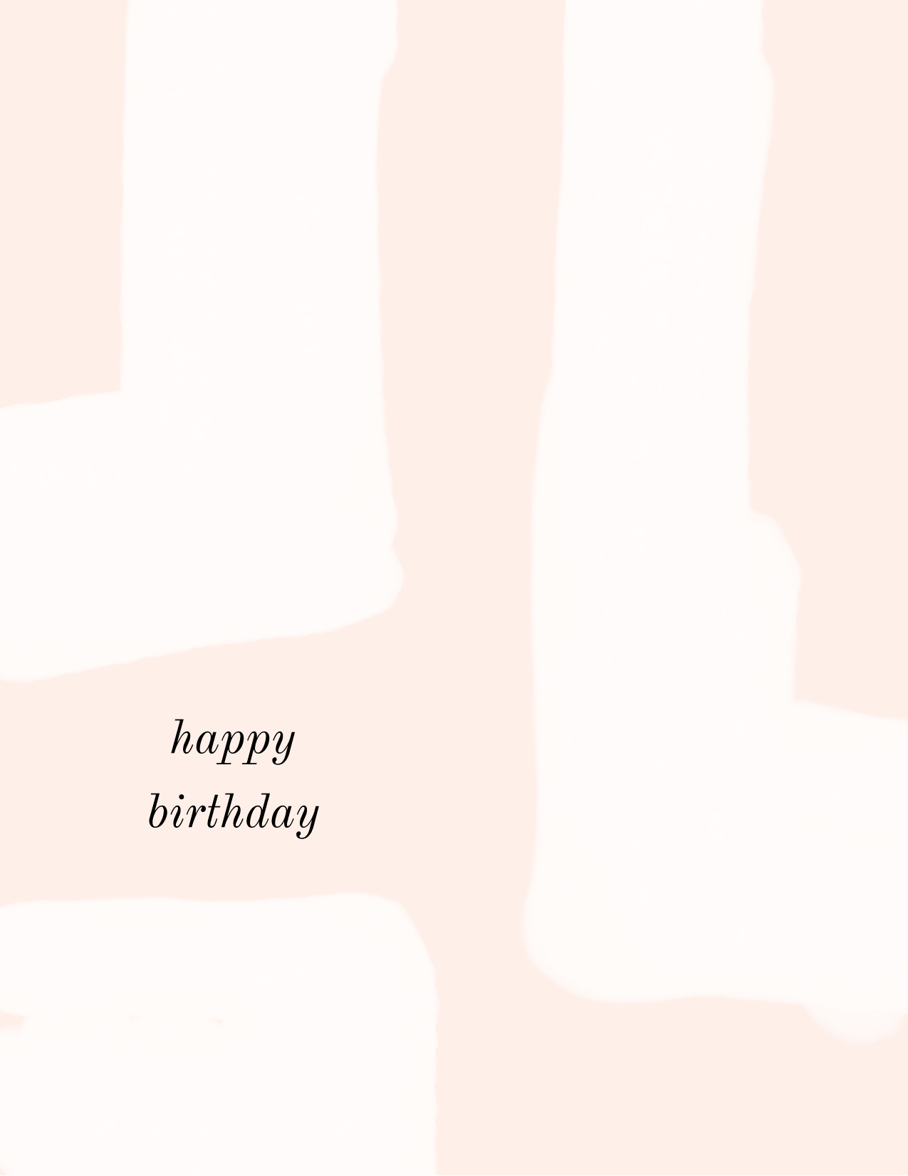 Abstract Birthday Greeting Card