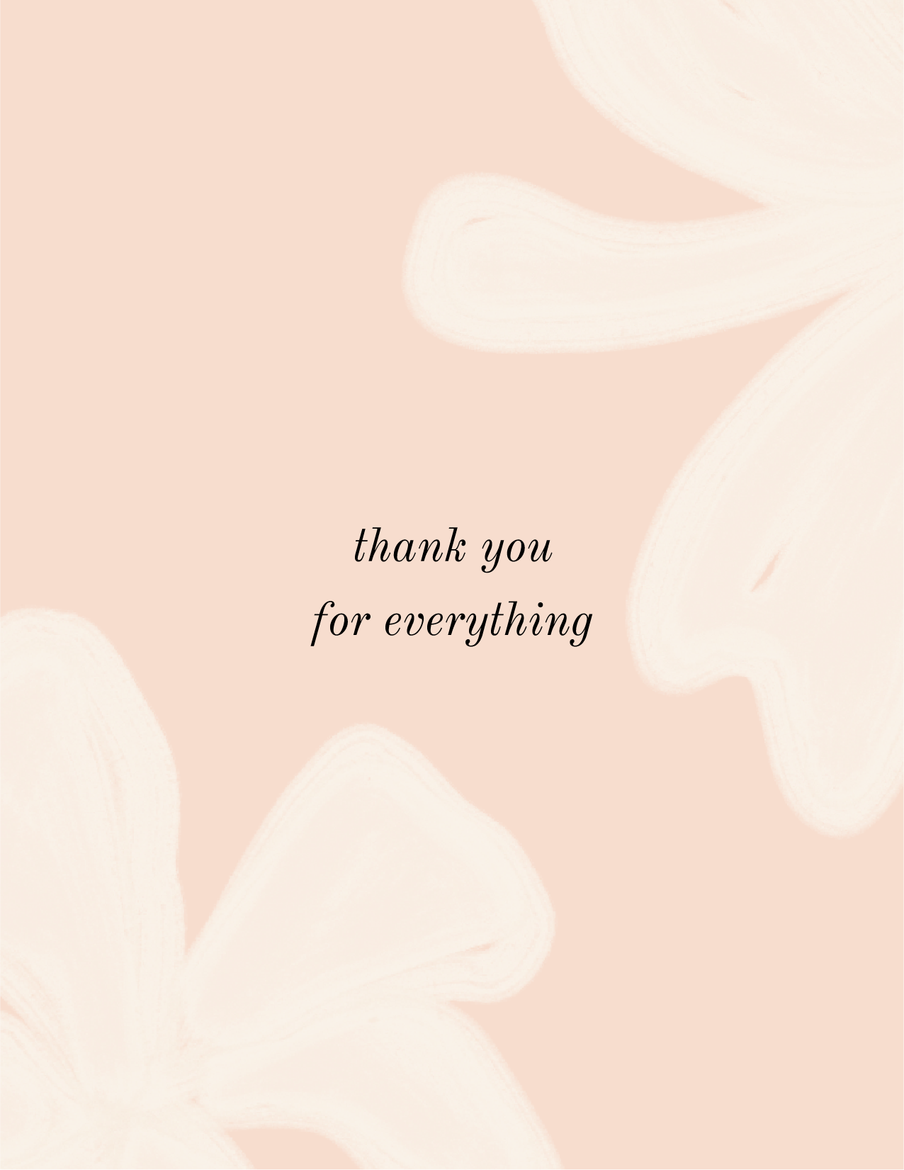 Abstract Thank You Card