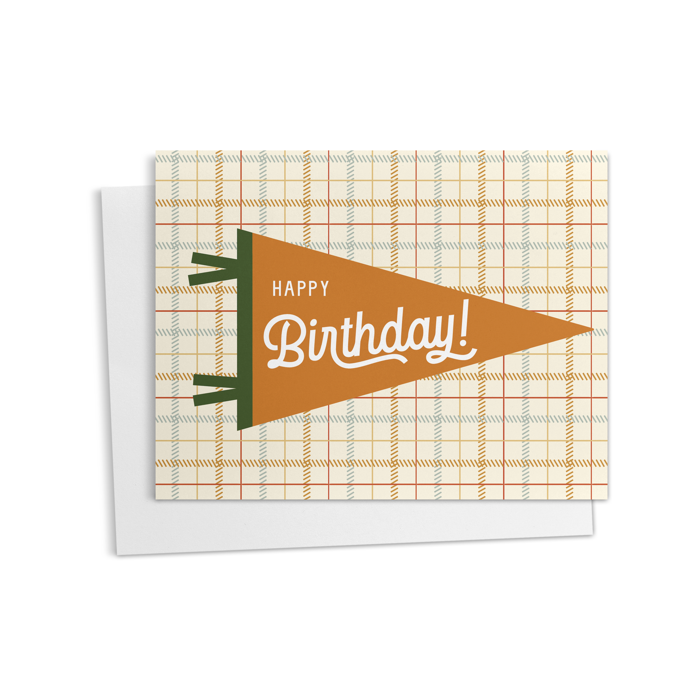 Preppy Yellow Birthday Card