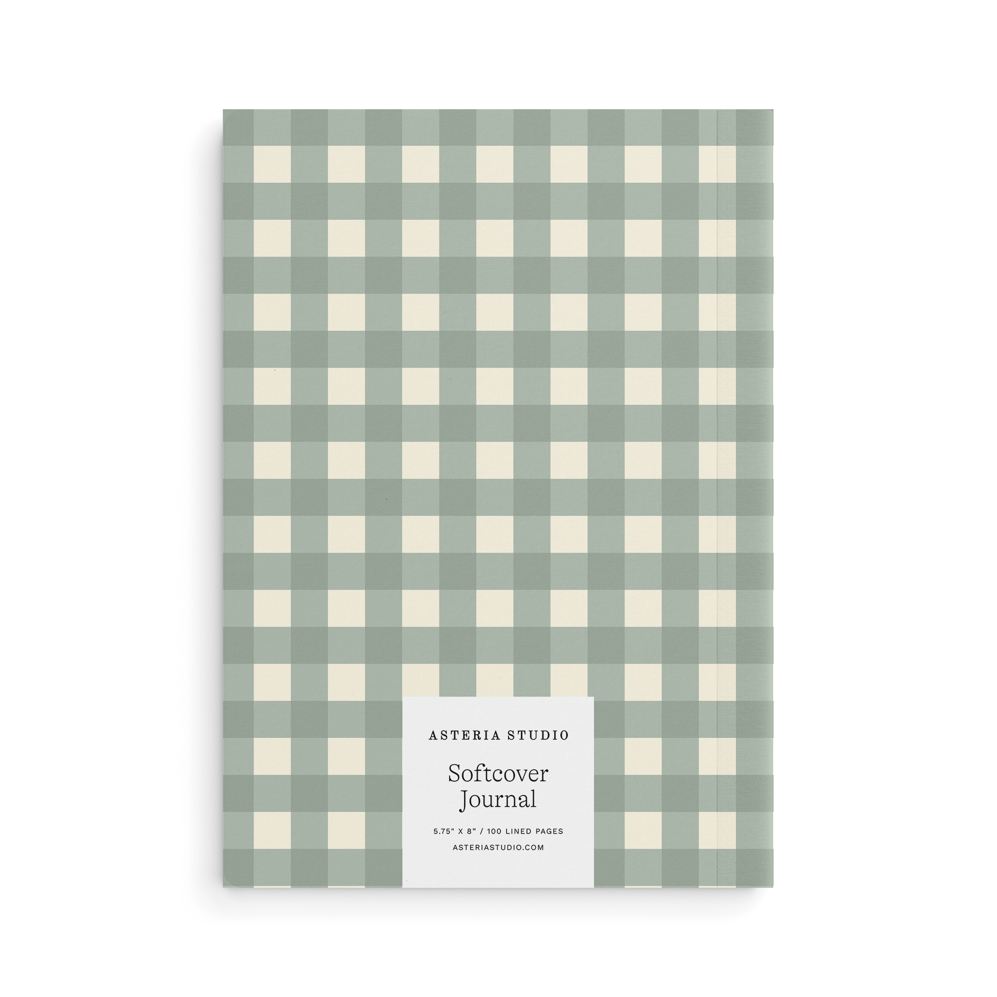 Gingham Softcover Journal