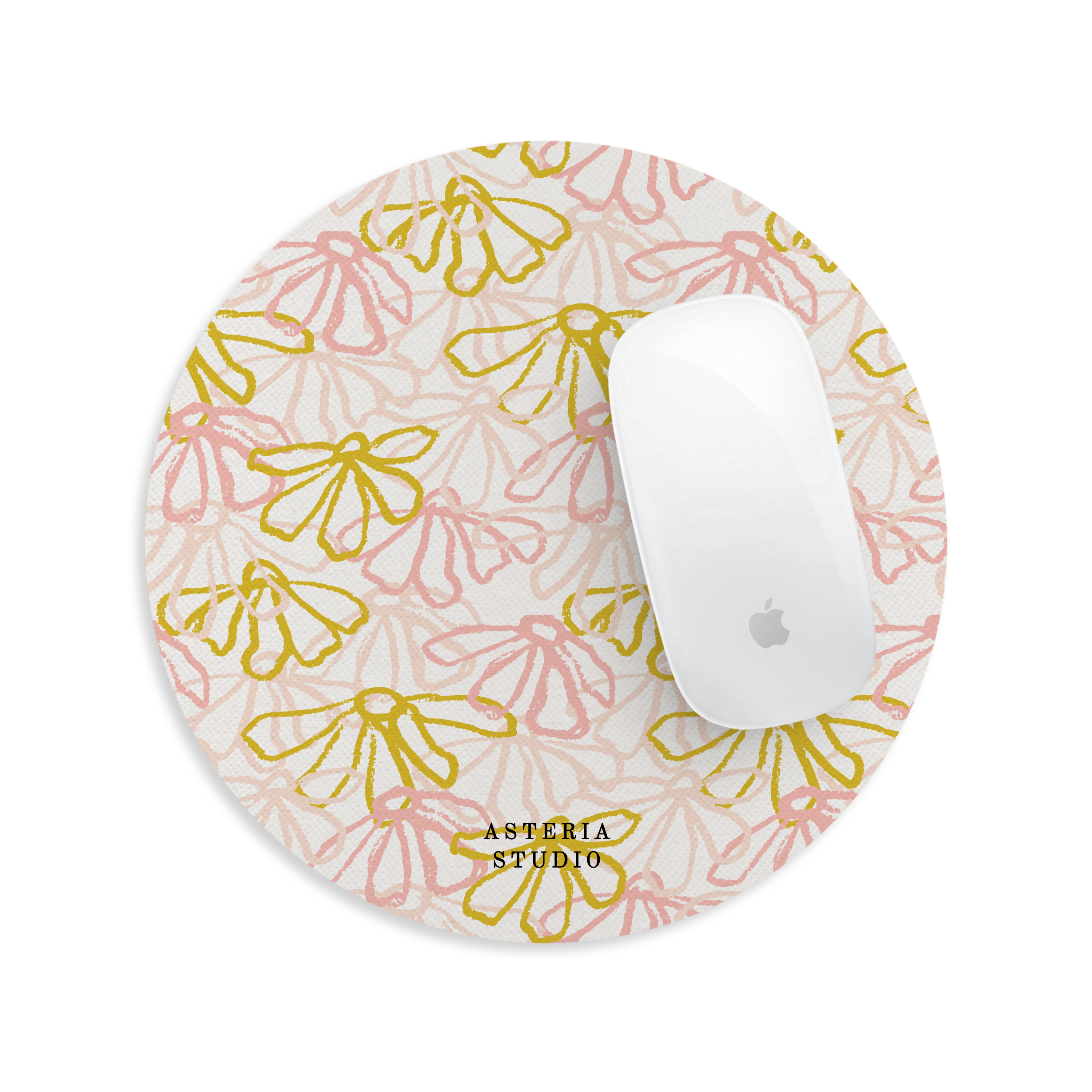 Mouse Pad in Daisy Craze