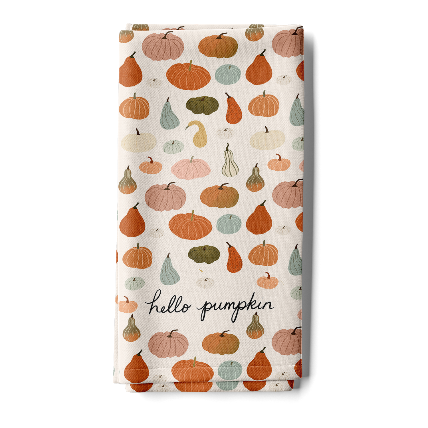 Hello Pumpkin Tea Towel