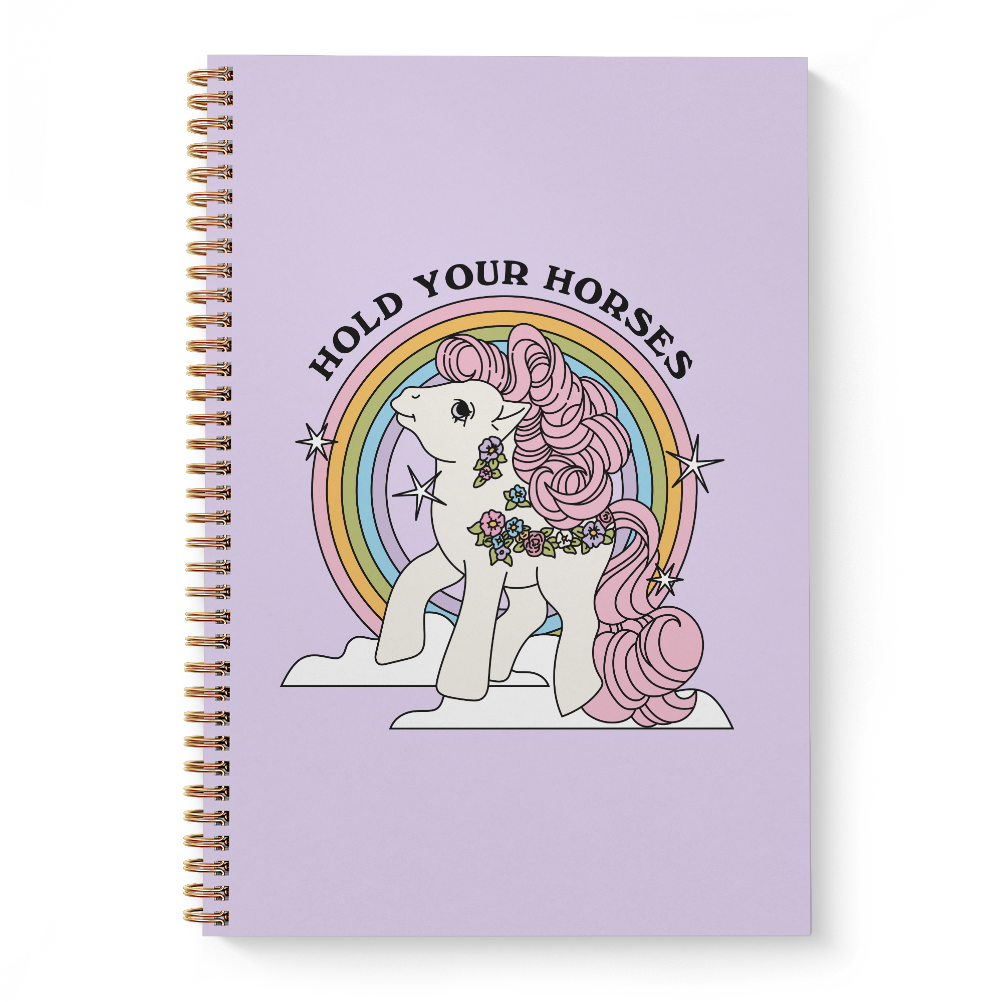 Hold Your Horses Spiral Notebook