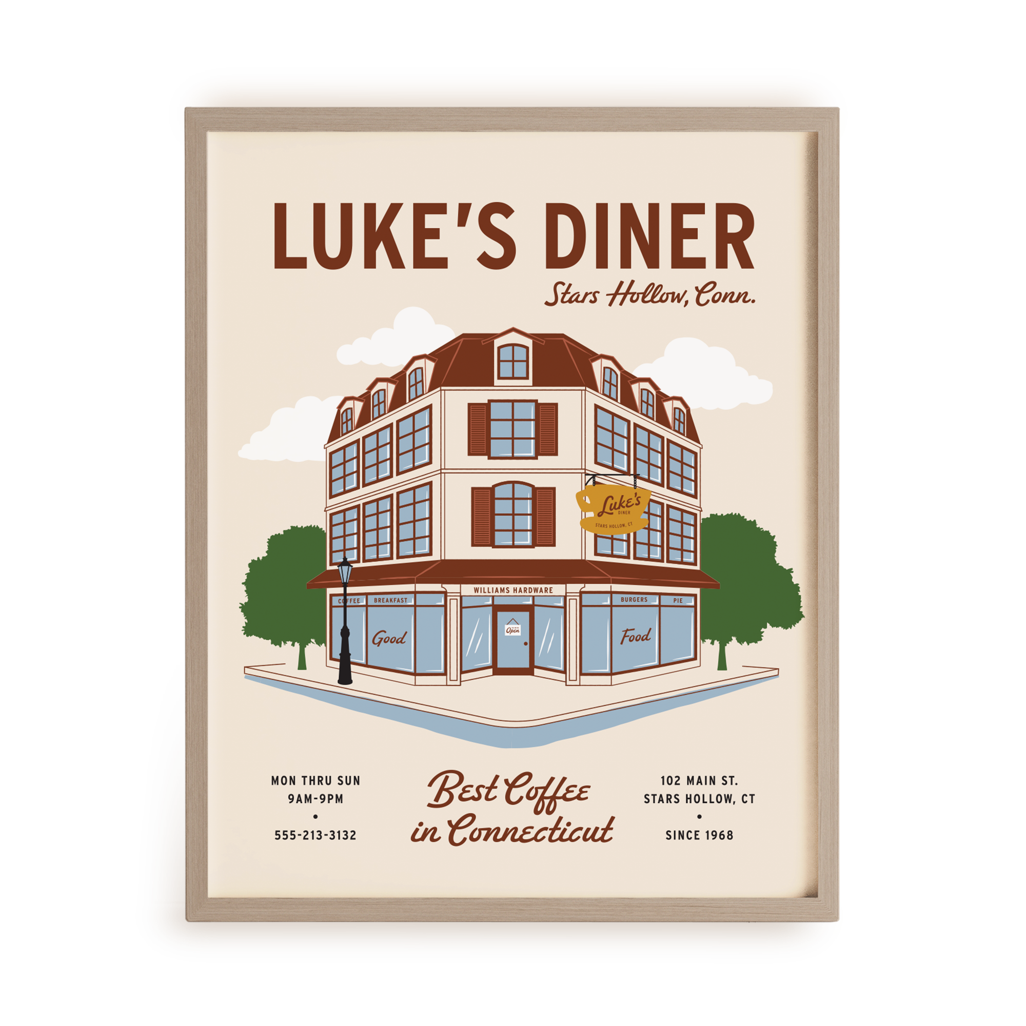 Luke's Diner Print