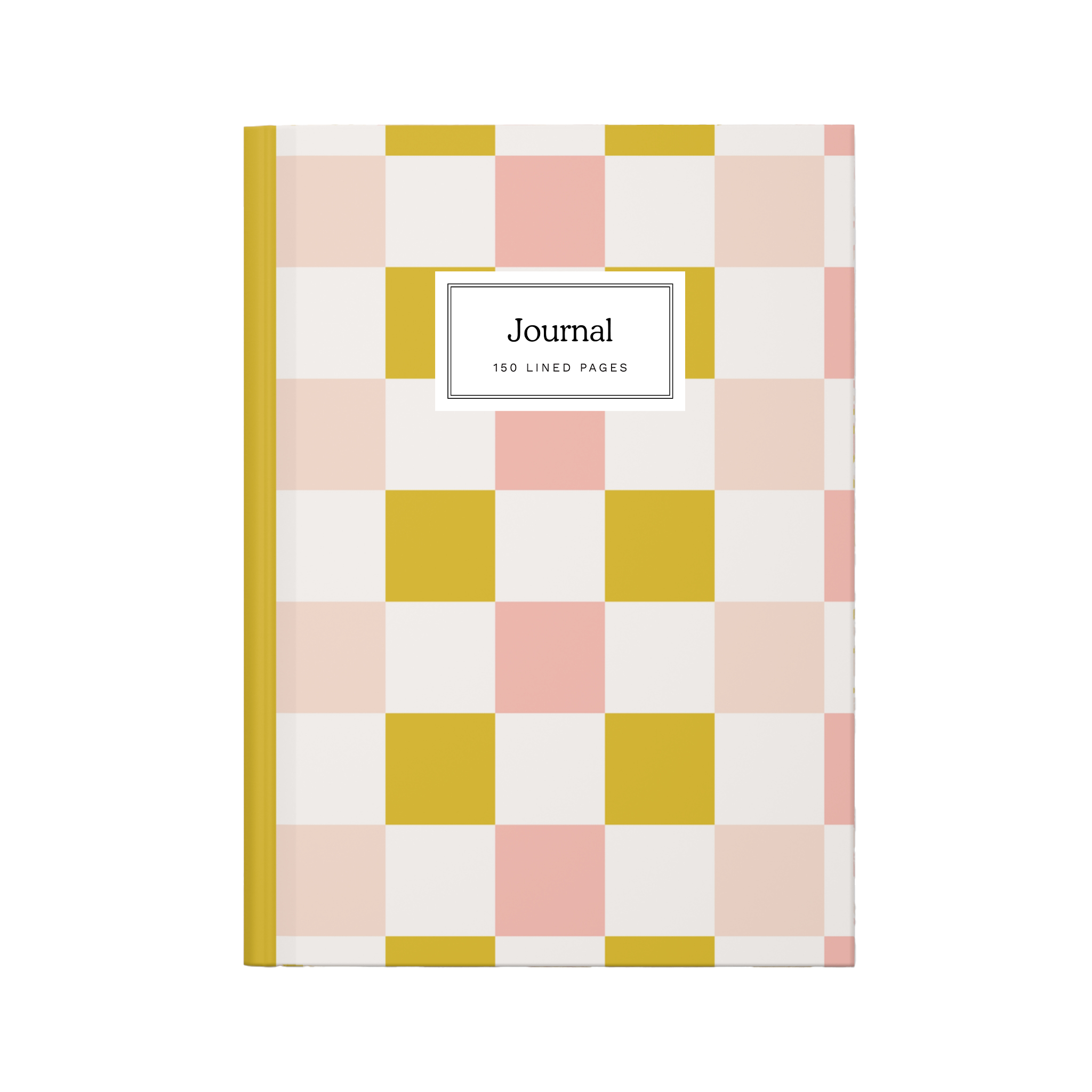 Journal in Pink Check