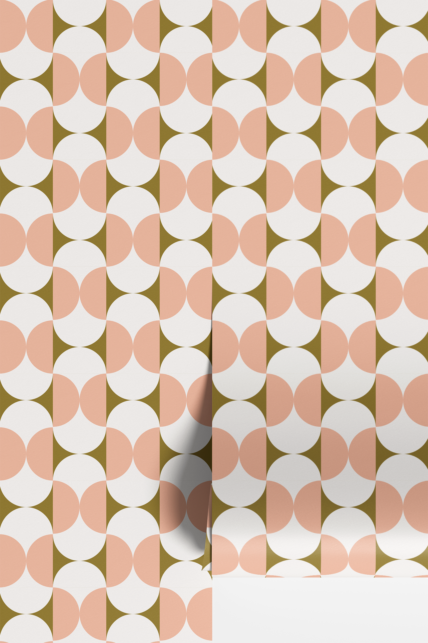 Bowtie Wallpaper – Pink & Green