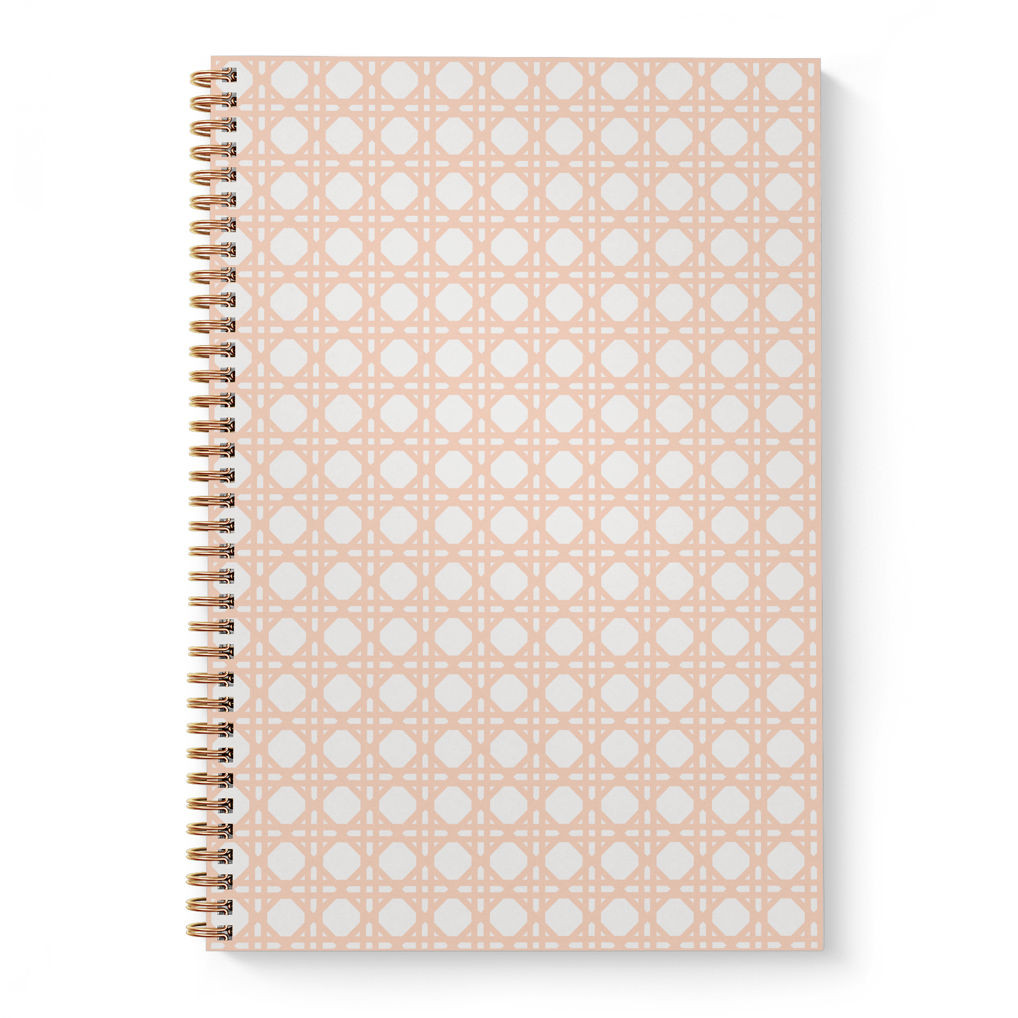 Rattan Spiral Notebook