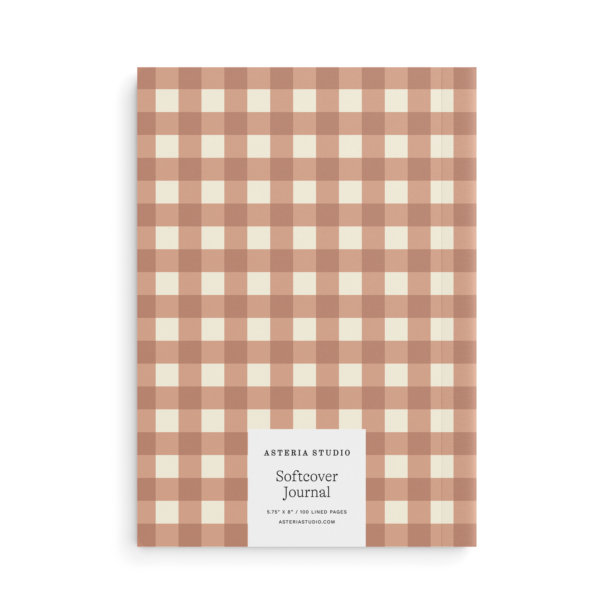 Gingham Softcover Journal