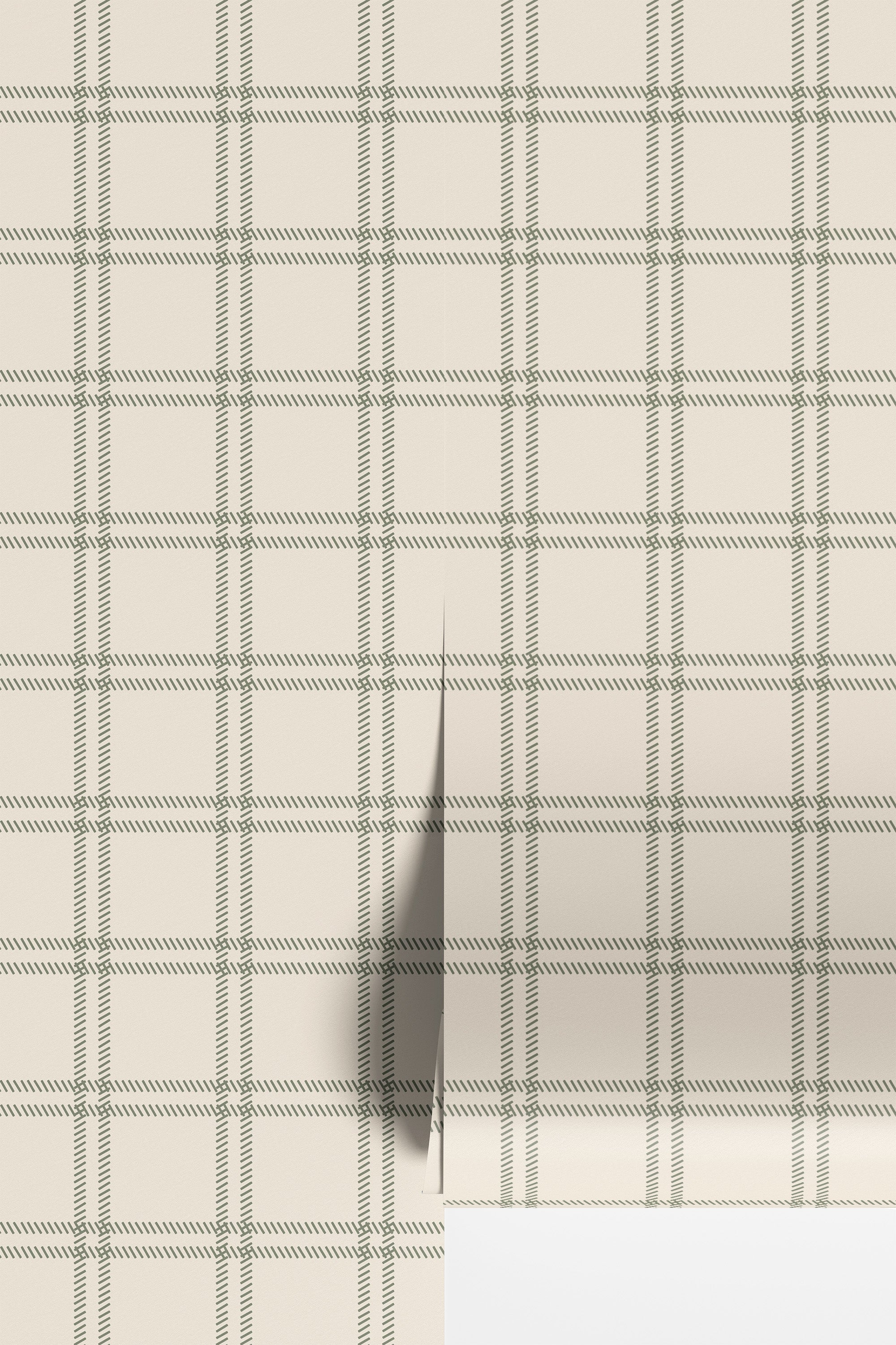 Farmhouse Plaid Wallpaper