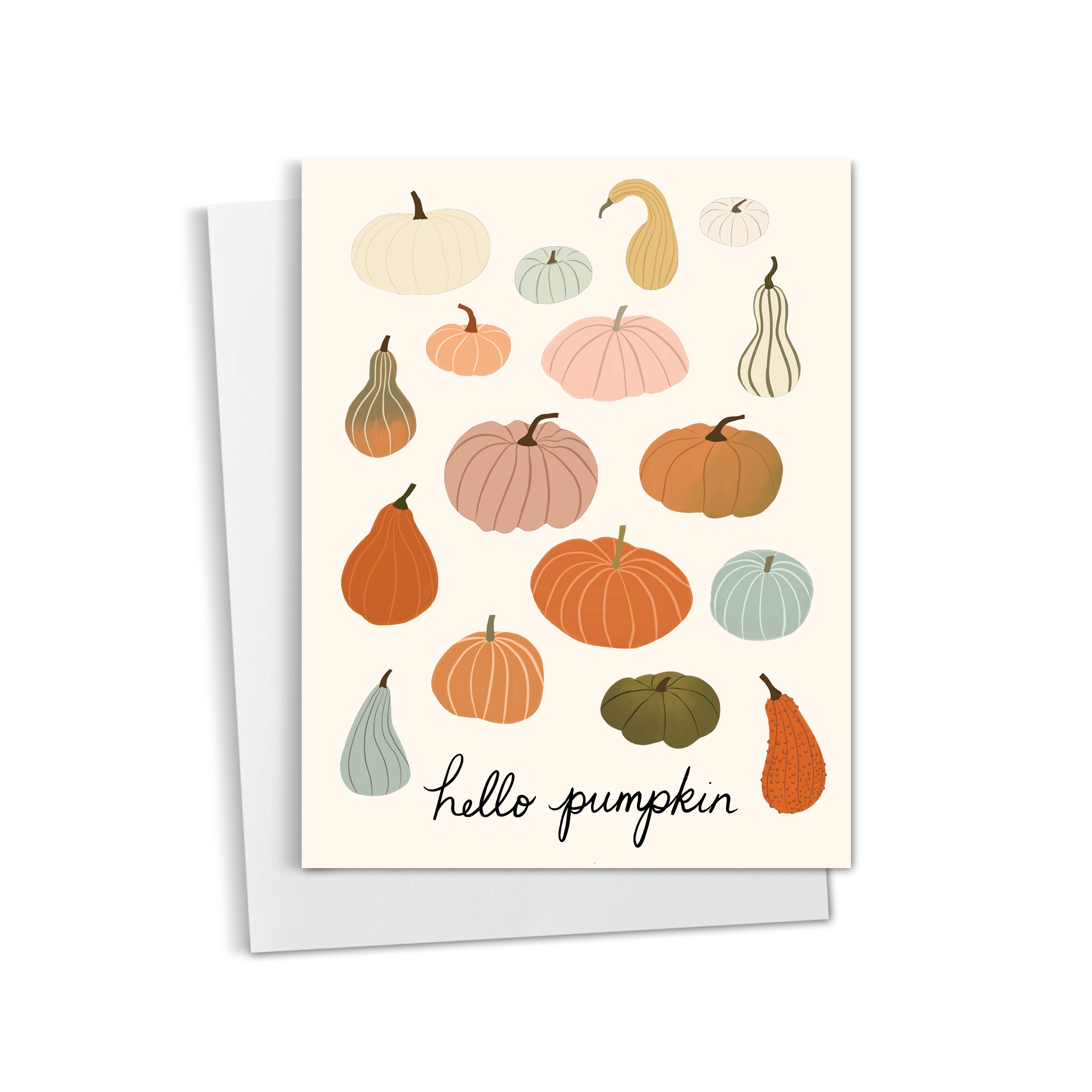 Hello Pumpkin Greeting Card