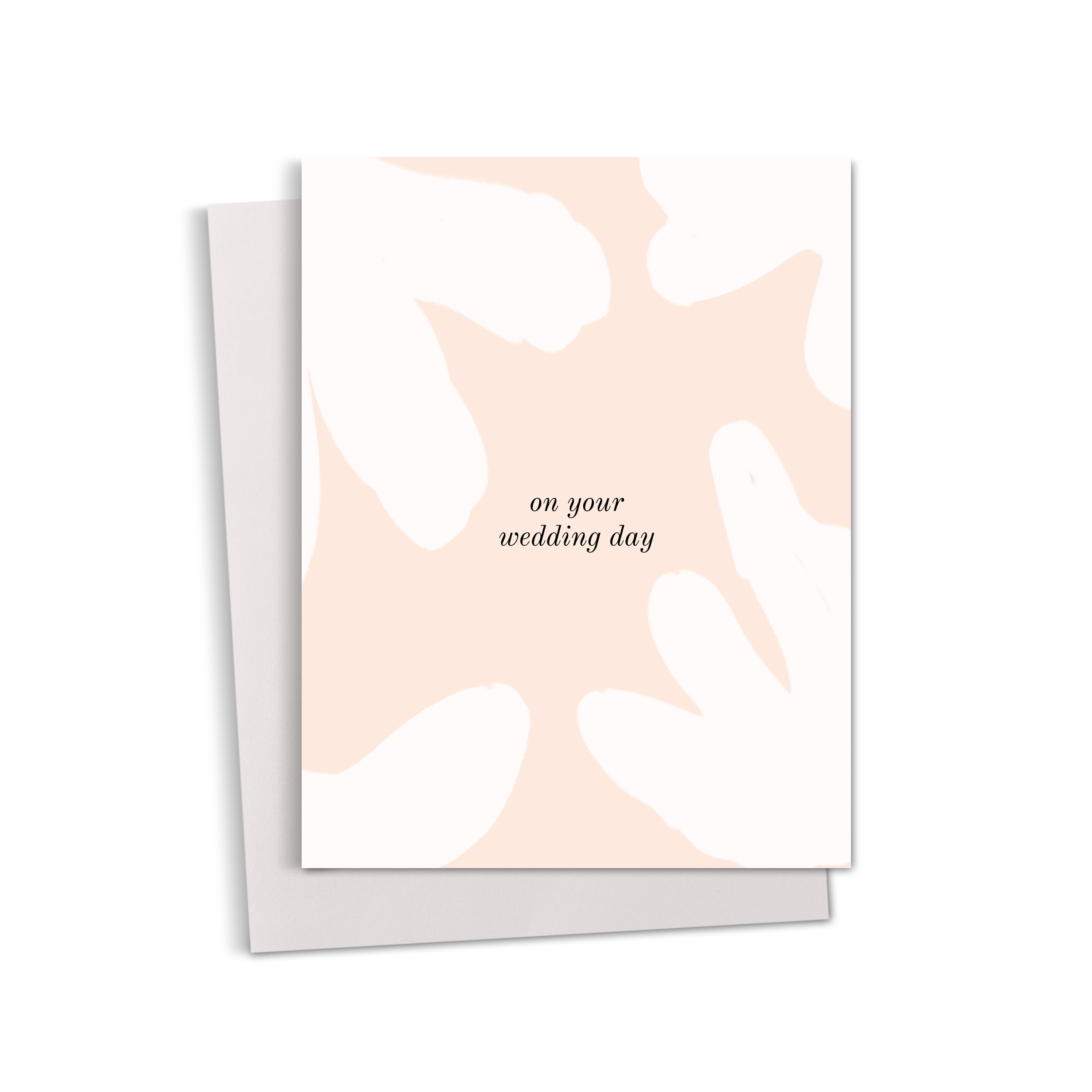 Abstract Wedding Greeting Card